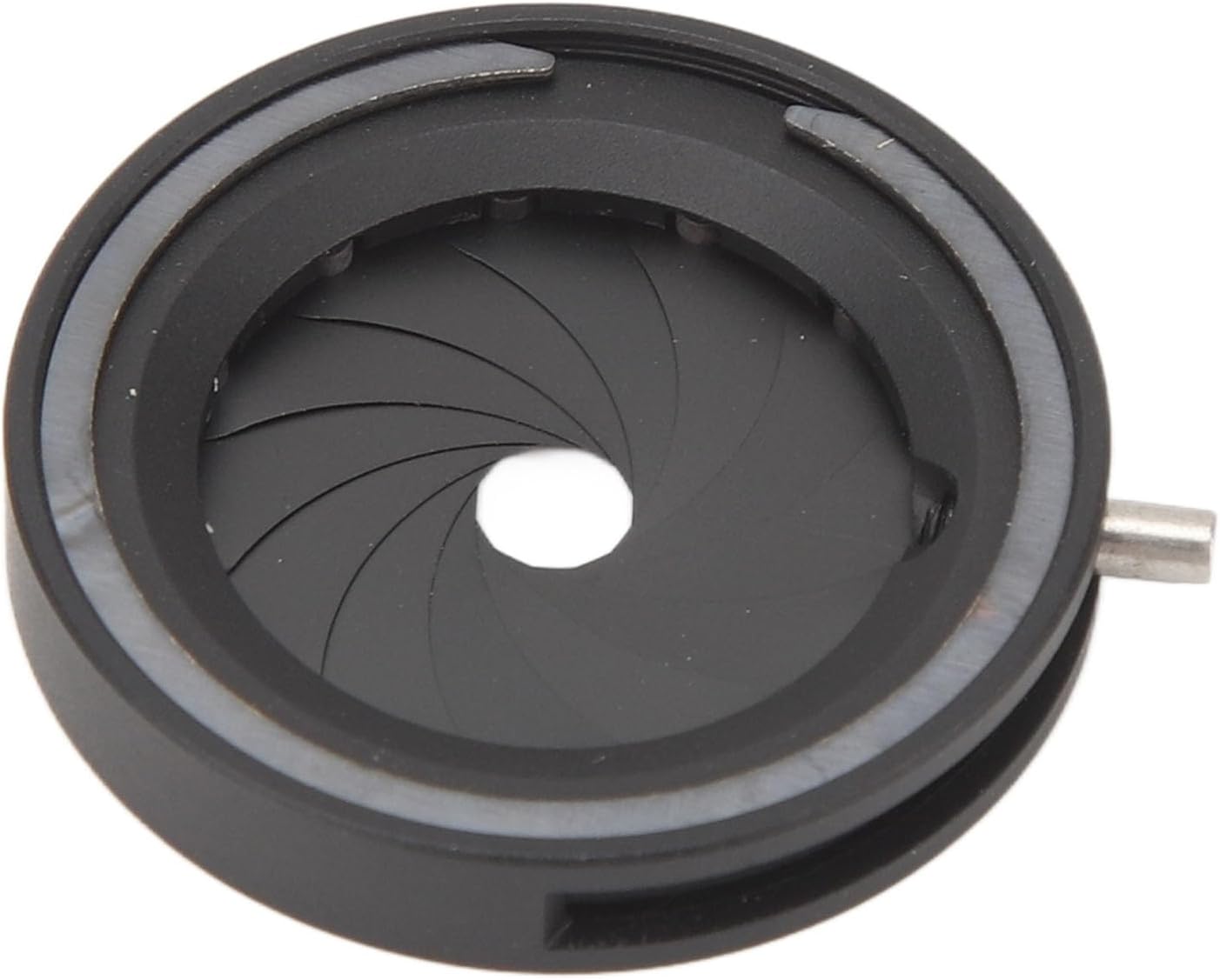Yscryptoline 12 1.2 18mm Adjustable Iris Aperture Diaphragm, Manual Lens Adapter with Blades, to Aluminum Alloy Iris