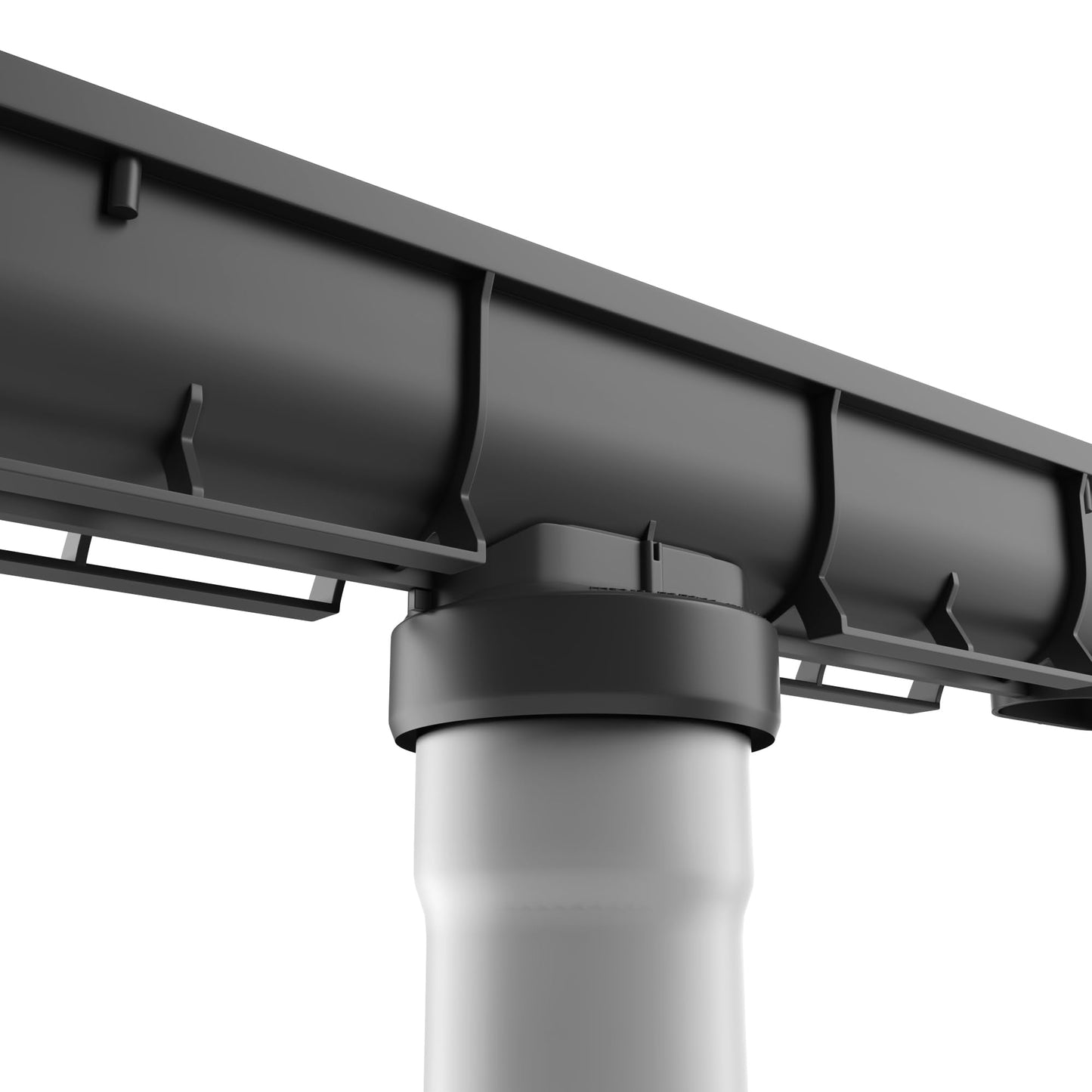 Vodaland - 3 Inch Trench Drain System with Outlet! - Black (3)