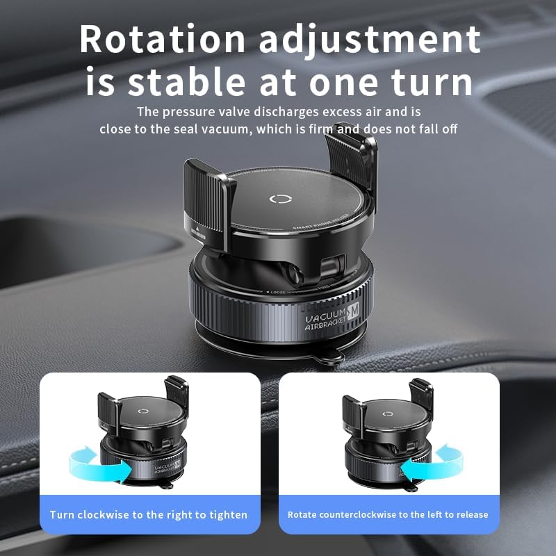 Autaabb 360 Nano Gel Suction Cup Phone Mount - Ultra-Strong Universal Car Dashboard Cell Phone Holder, Hands-Free