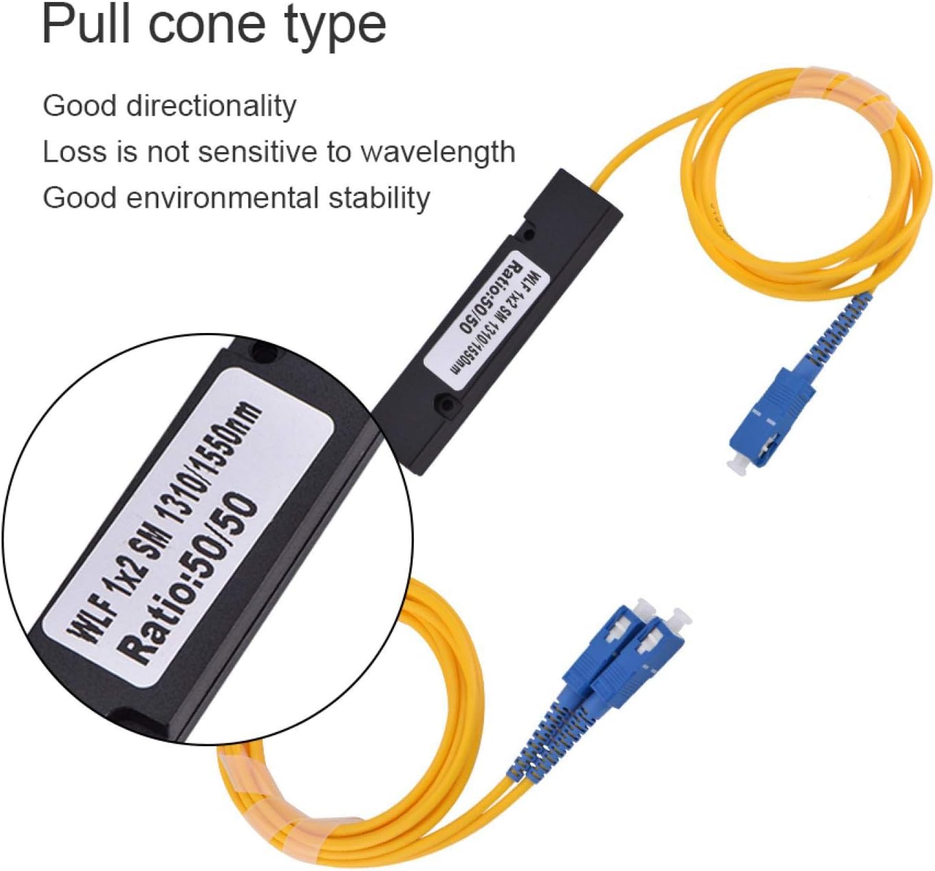 1 2 Joyzan SS Optical Fiber Splitter Cable, to Singlemode SC SC Connector, Digital Audio Splitter for Home Theatre