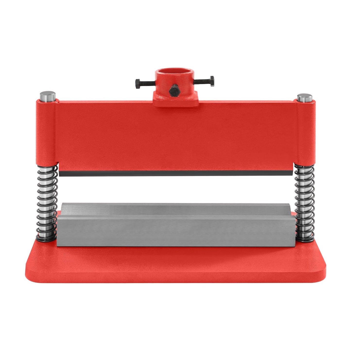 BOPRCSH 12inch Press Brake Attachment, Hydraulic Shop Presses Bending Brake Metal Bending Machine, Heavy Duty Metal Bending Tool for 12 or 20-Ton Hydraulic Workshop Presses (Red)