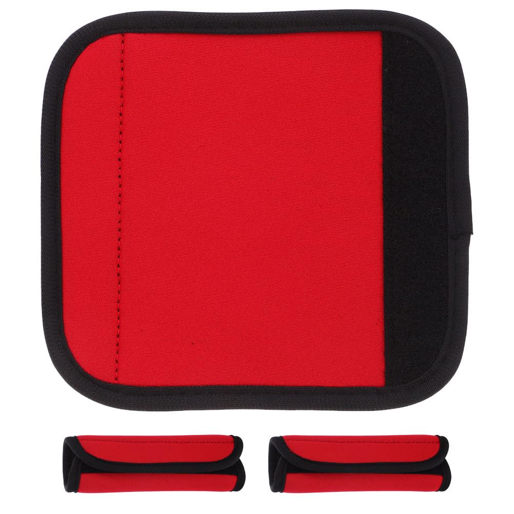 PRETYZOOM Detachable Anti-Slip Pull-up Handle Grip Sleeves Protective Pads for Doorway Bars Dumbbells Barbells Gym Equipment Grip Stability 3 Pack