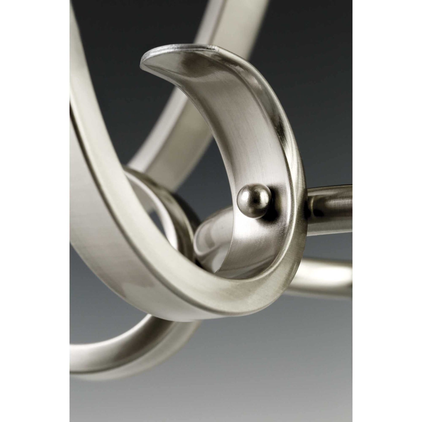 Progress Lighting P3184-77 2-Light Close-To-Ceiling with A Tea Stained Bell-Shaped Glass Bowl, Forged Bronze