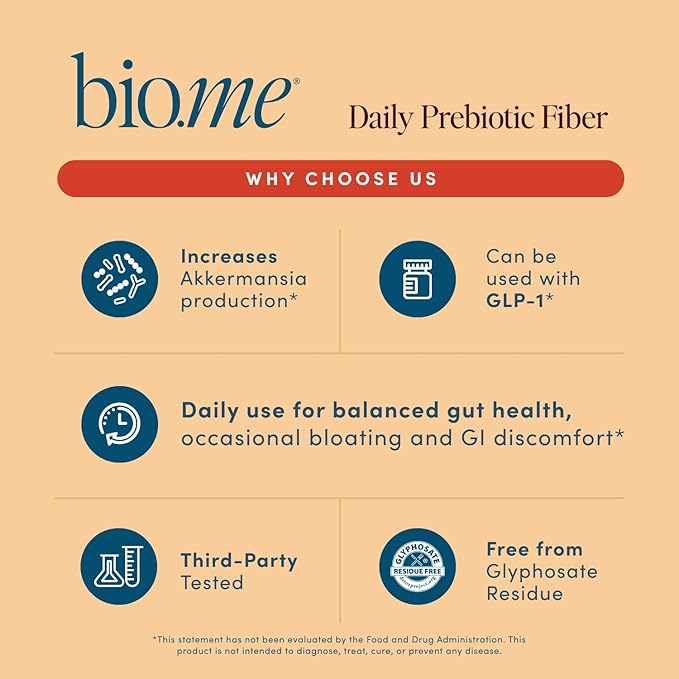 Daily Prebiotic Fiber Powder Chai - 7g Per Serving - Soluble & Insoluble Fiber Supplement Powder for Women & Men - Digestive Health & Gut Health - GLP-1 Friendly, Sugar Free - 30 Servings