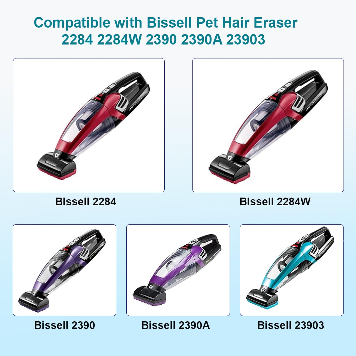 Replacement Charger for Bissell Pet Hair Eraser 2390 2390A 23903 2284 2284W 14.4V Lithium Ion Cordless Hand Vacuum 1614206 ZD5F230030US