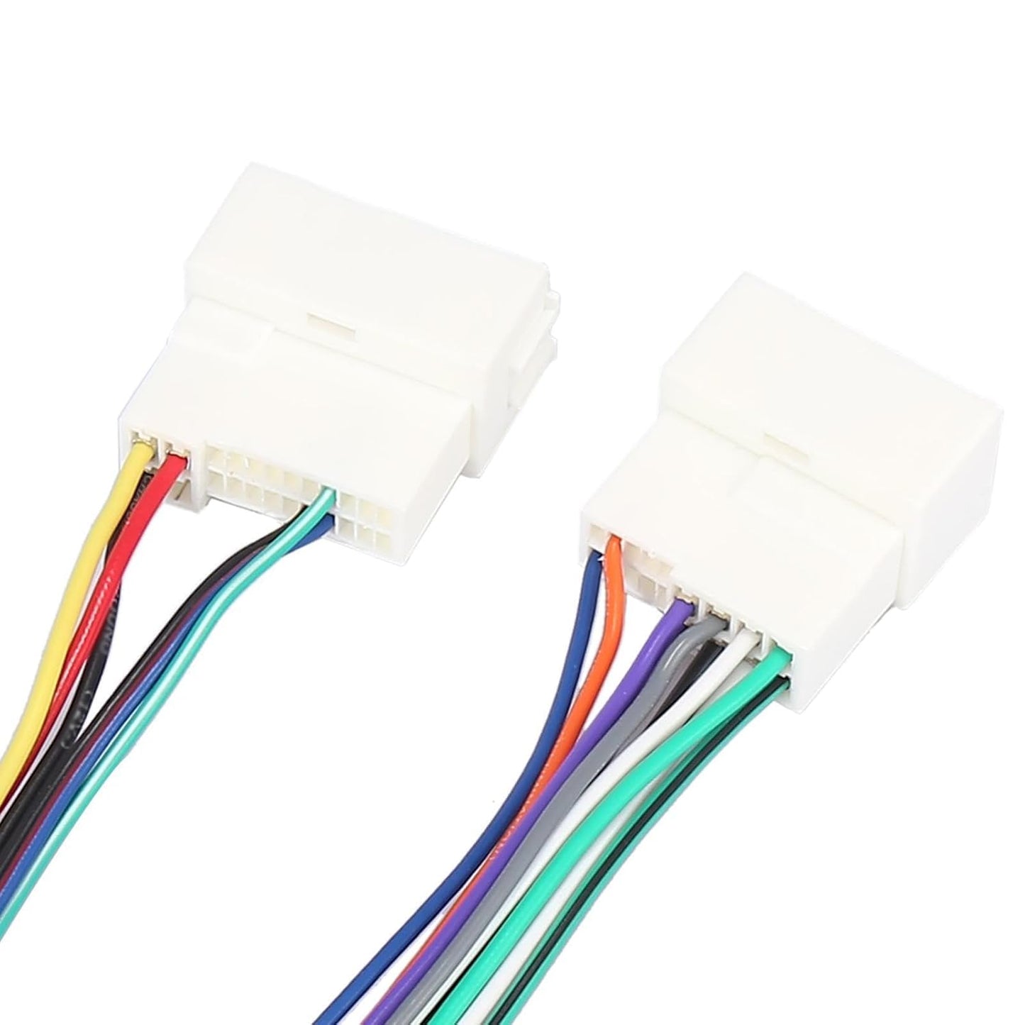 MUEYTE 70-7304 2010-2019 Car Stereo CD Player Wiring Harness connector Aftermarket Installation Radio Wire Adapter