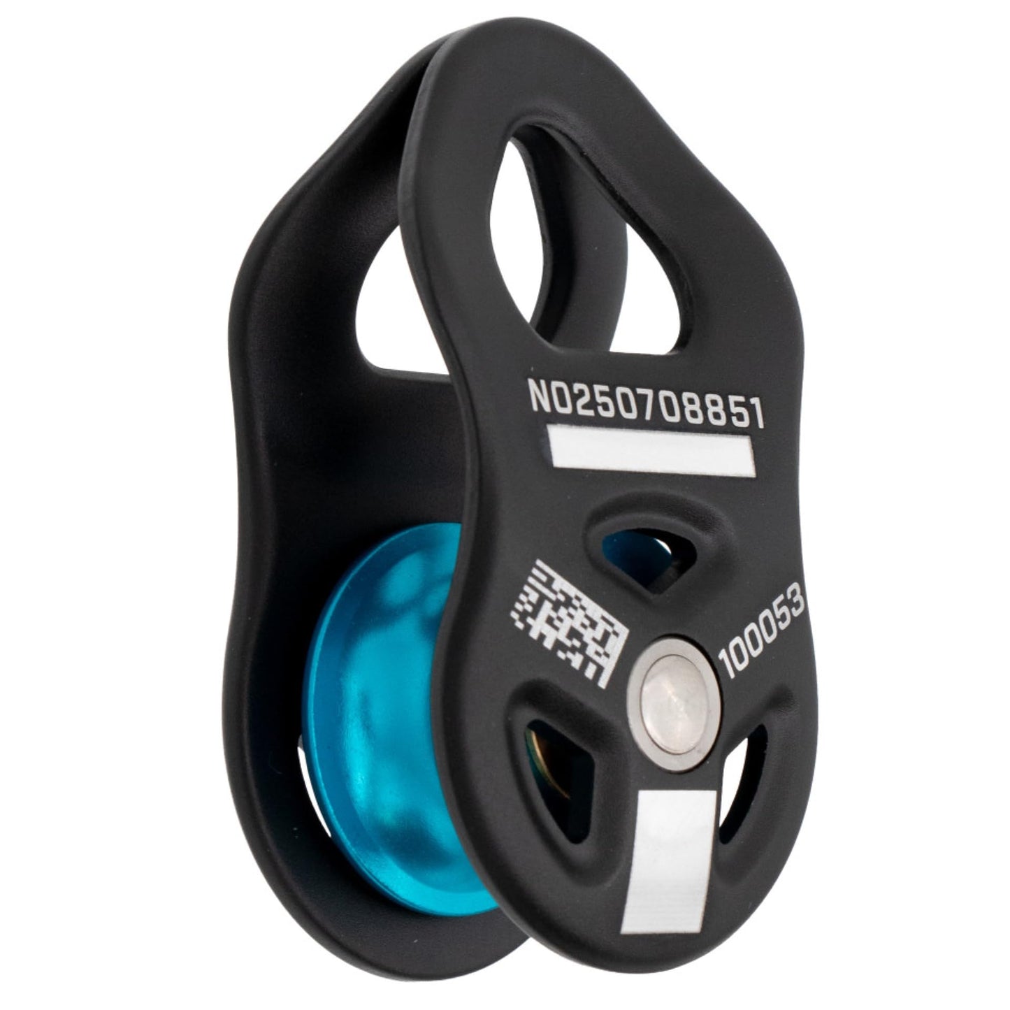 Notch Thirty-Three Micro Pulley with Massive Strength, MBS: 7,418 lbs. (33kN), Purpose-Built for Canopy Use, Mid-line Attachable with Swinging Side Plates, Use with Lines up to 1/2” (12.9mm) (100053)