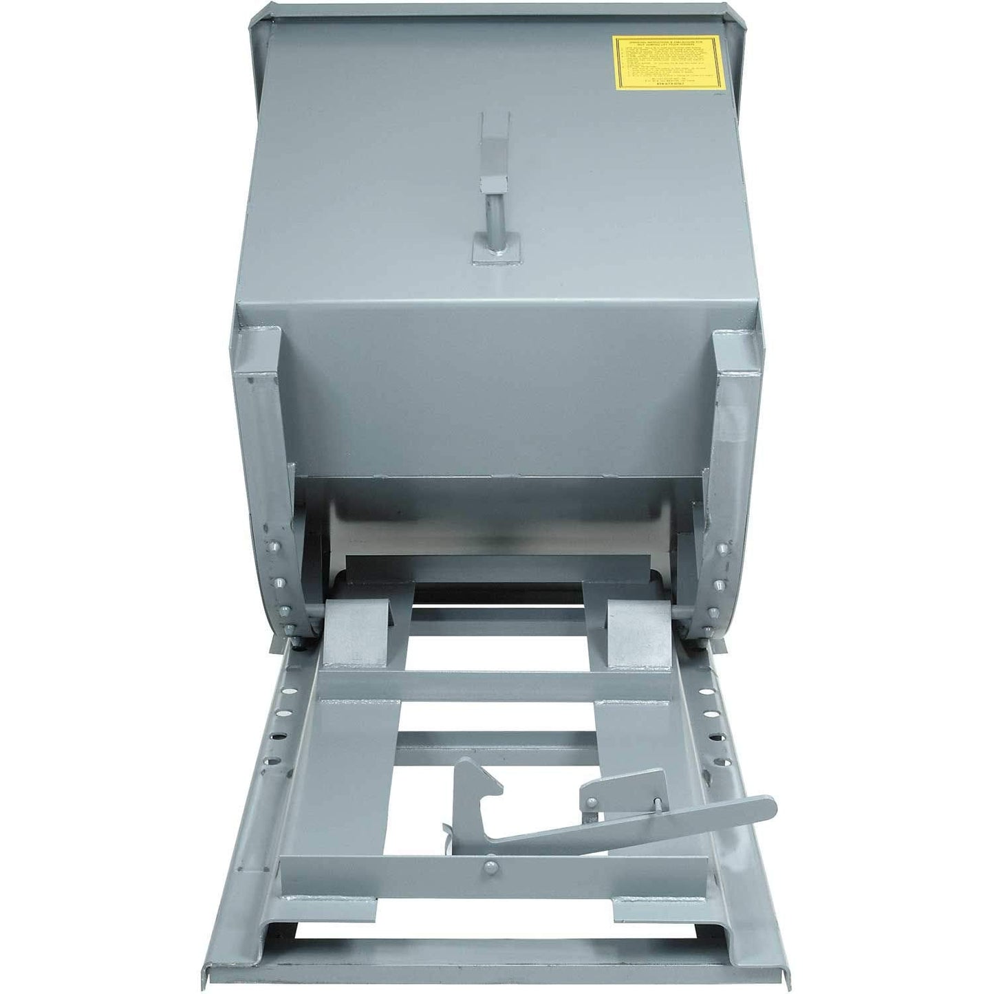 Global Industrial 2 Cu Yd Gray Medium Duty Self Dumping Forklift Hopper