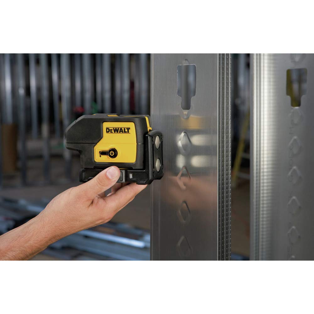 DEWALT Line Laser, Self-Leveling, 3-Beam, Red, Includes Carrying Case (DW083K)