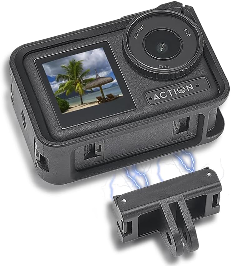 Lupholue 5/4/3 (2 Packed) Magnetic Quick Release Mount Adapter for DJI Action Pro