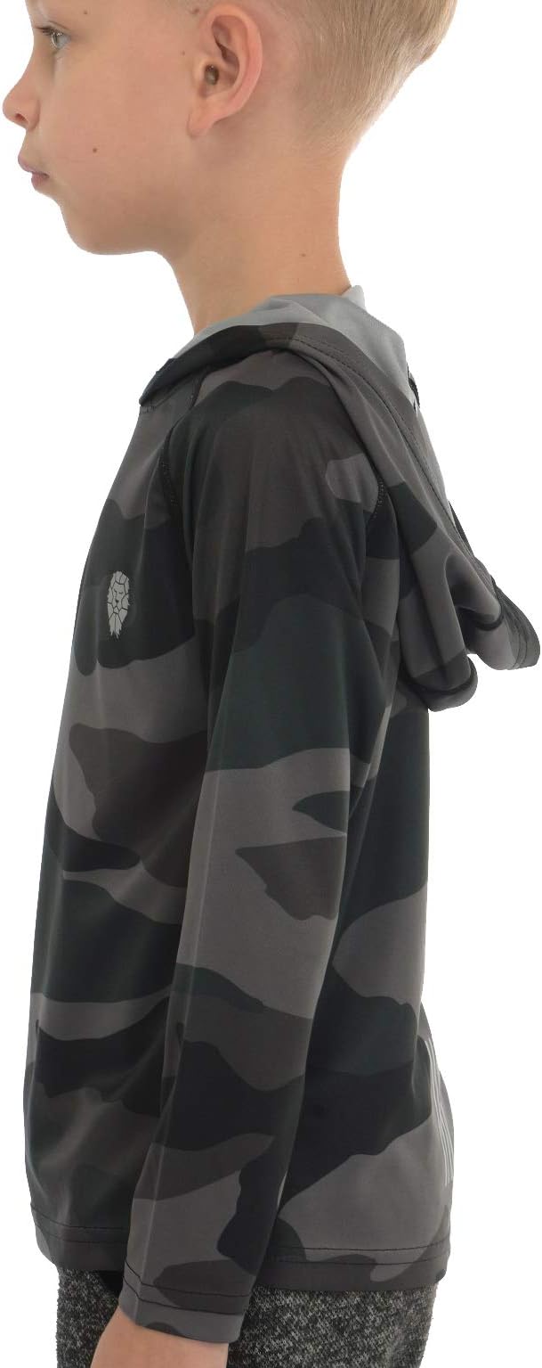 Hoodies for Boys Outdoor Recreation Shirts - Youth Athletic Tops Sun Protection UPF 50+