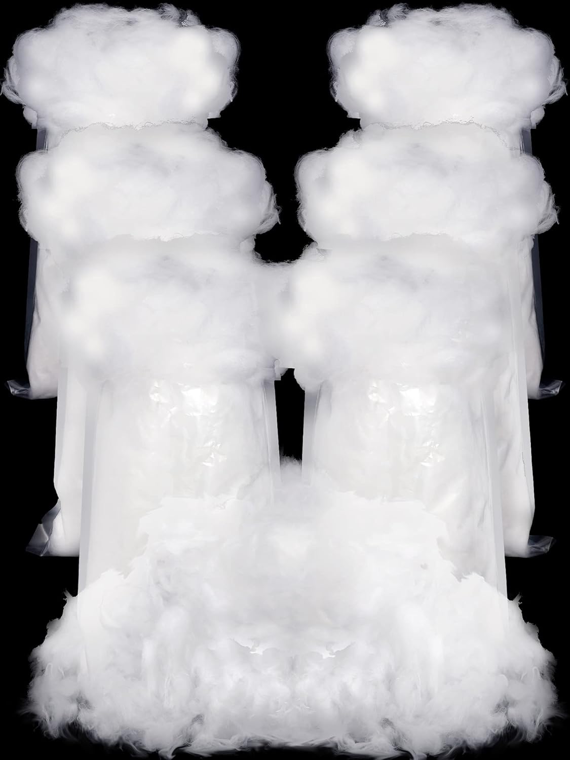 Riakrum Fake Snow Decor - Fluffy Artificial Cotton Snow for Winter Mantle | 360g Indoor Decoration