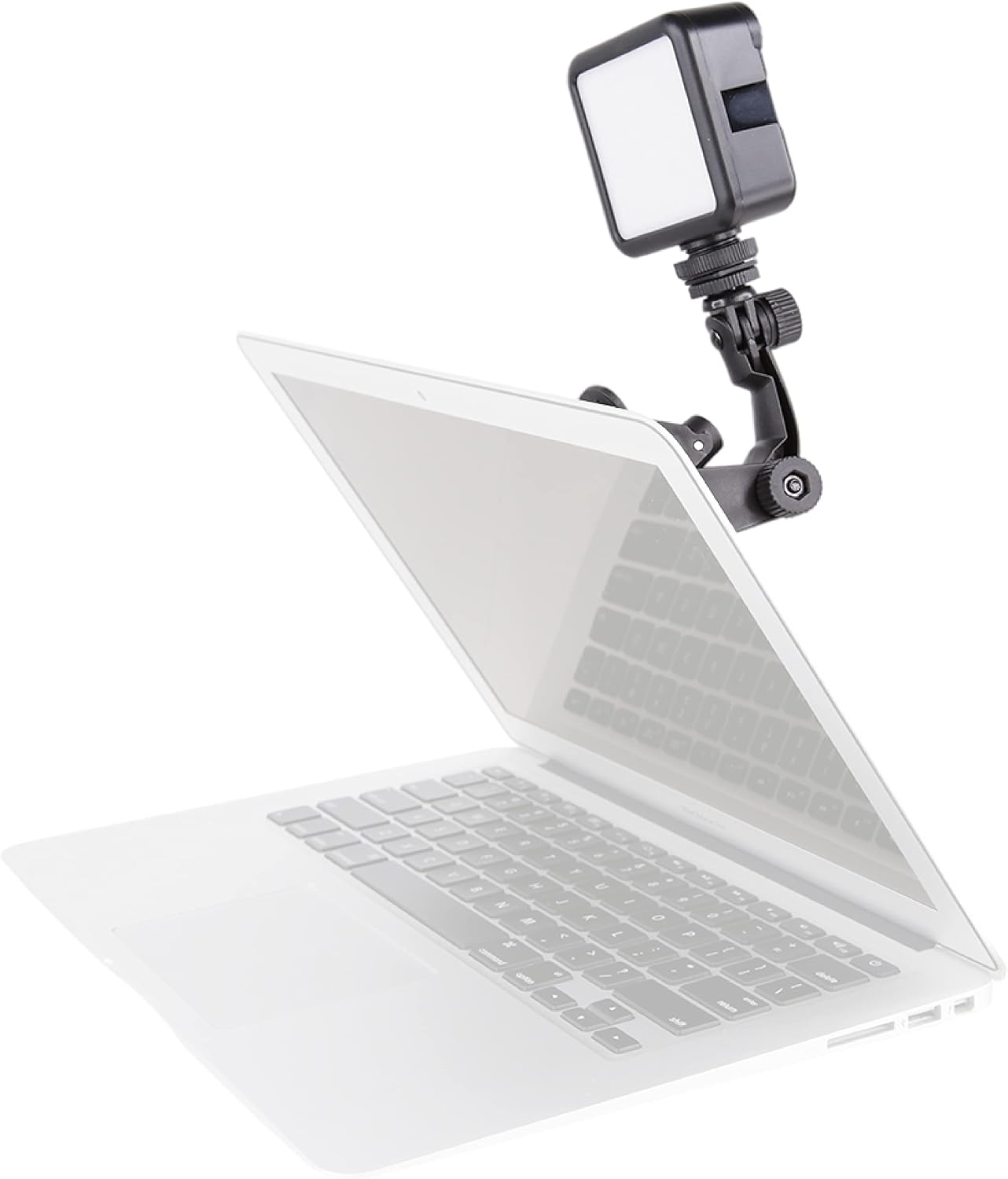 Foto&Tech Dimmable 2100mAH LED Laptop Lighting Kit, Rechargeable Light Panel with Diffuser and Strong Suction Cup