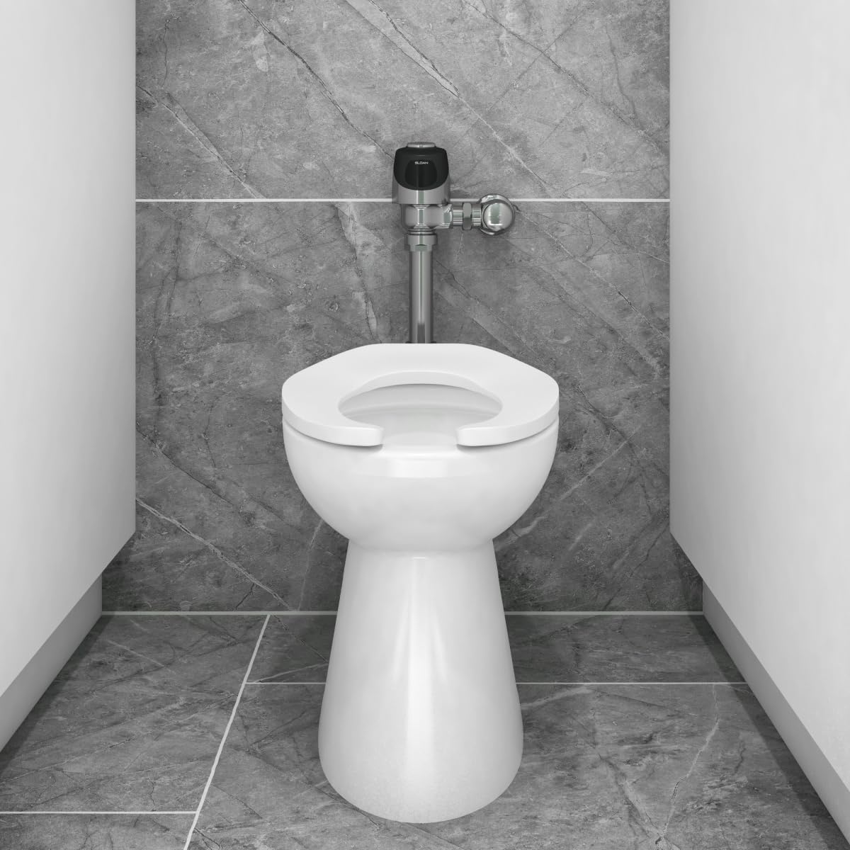 Sloan G2 Optima Plus 8180 Exposed Sensor Urinal Flushometer, 1.0 GPF Flush Valve - Single Flush, Fixture Connection Top Spud, Battery Powered Infrared Sensor, Polished Chrome Finish, 3250406