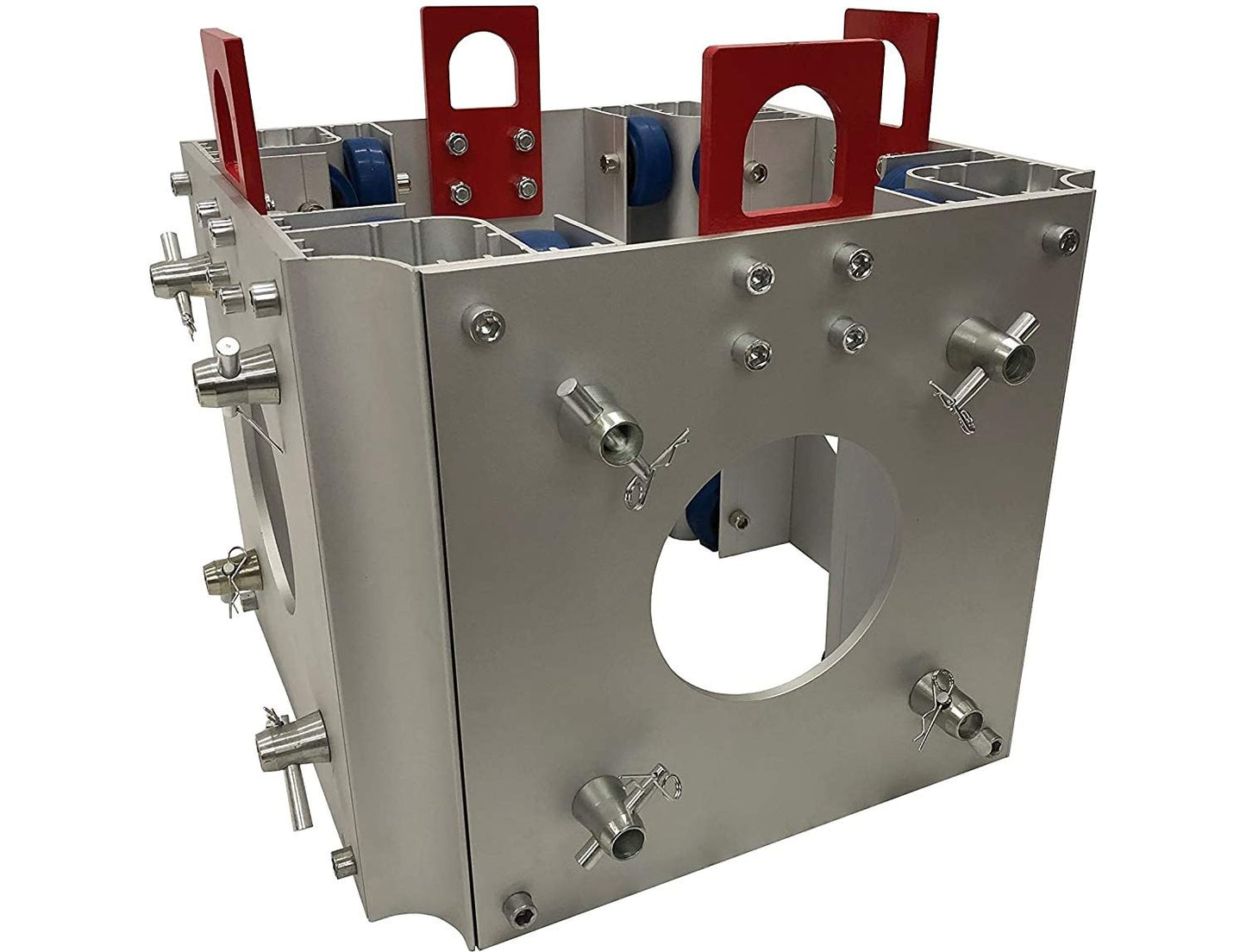 Square Box Truss 12 Inch Square Lighting Box Truss F34 Standard Sleeve Block Ground Aluminum 290mm.x290mm.