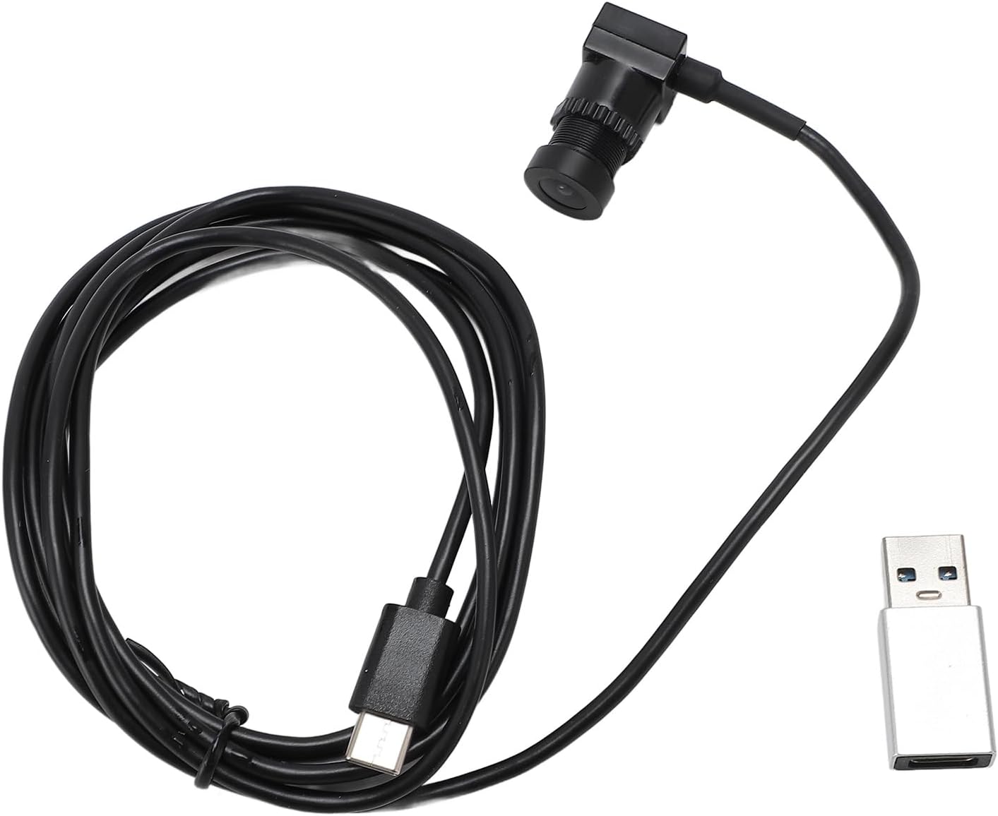 Zopsc 1080P 30FPS USB C Webcam with Microphone, Auto Low Light Correction, Plug and Play Camera for Laptop/Smartphone.
