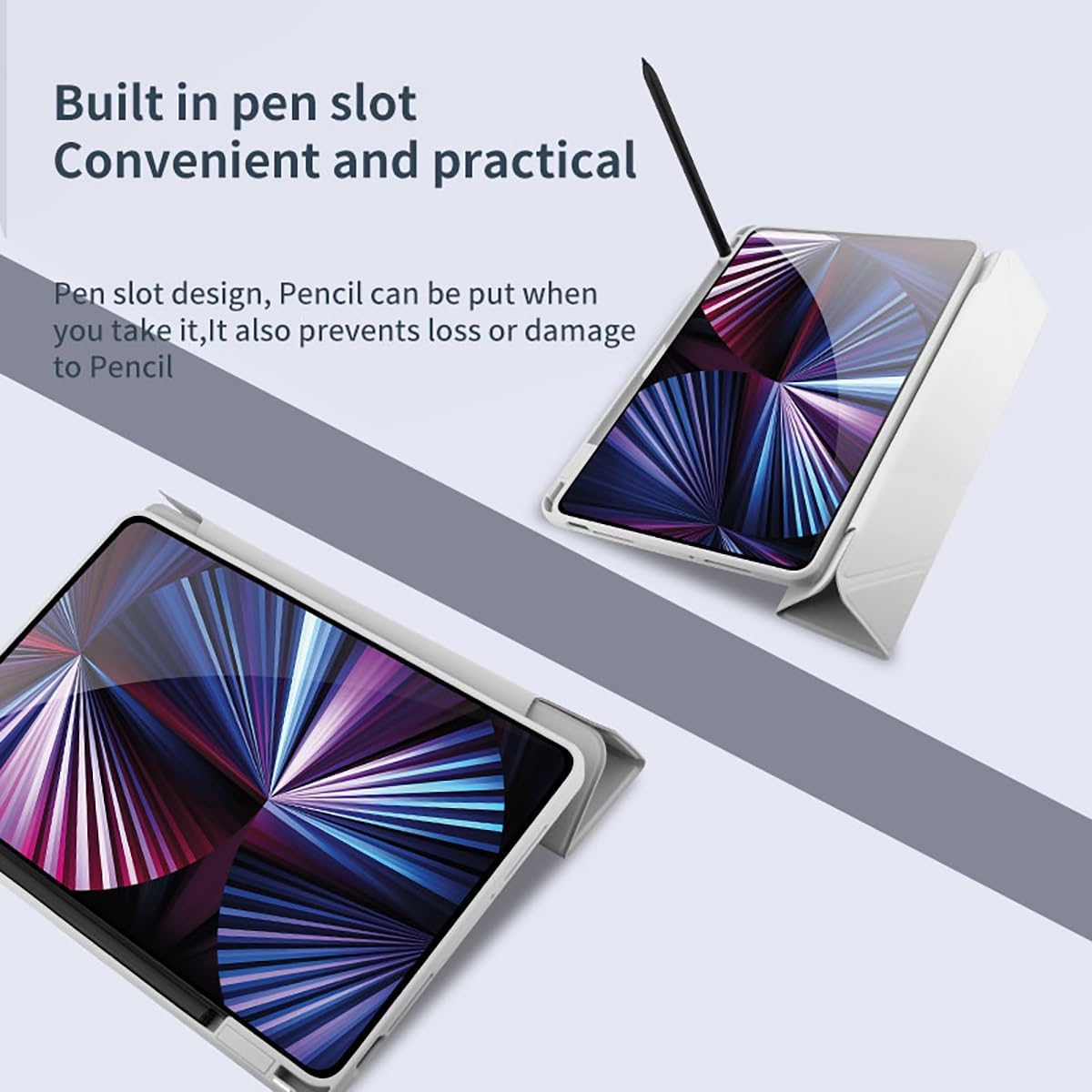 FXYJBNJKLV 6/6 2023 11.2 inch*1 Anti-Yellowing Tablet Cover for Xiaomi Mi Pad Pro Smart Tablet Cover Case,Slim