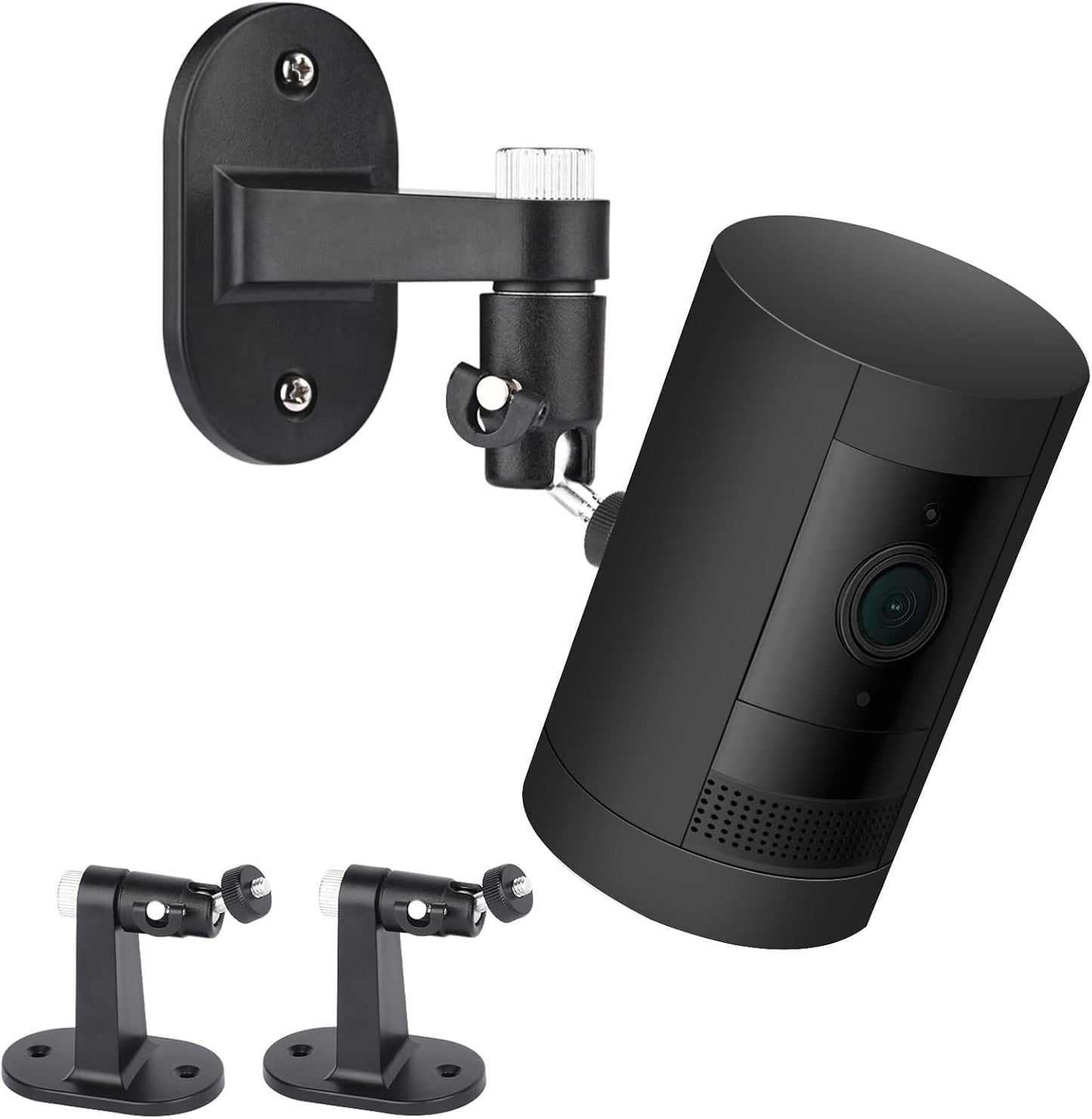 ALERTCAM 2Pack Adjustable Security Wall Mount Bracket for Ring Stick Up Cam & Ring Outdoor Cam Plus, Perfect View Angle
