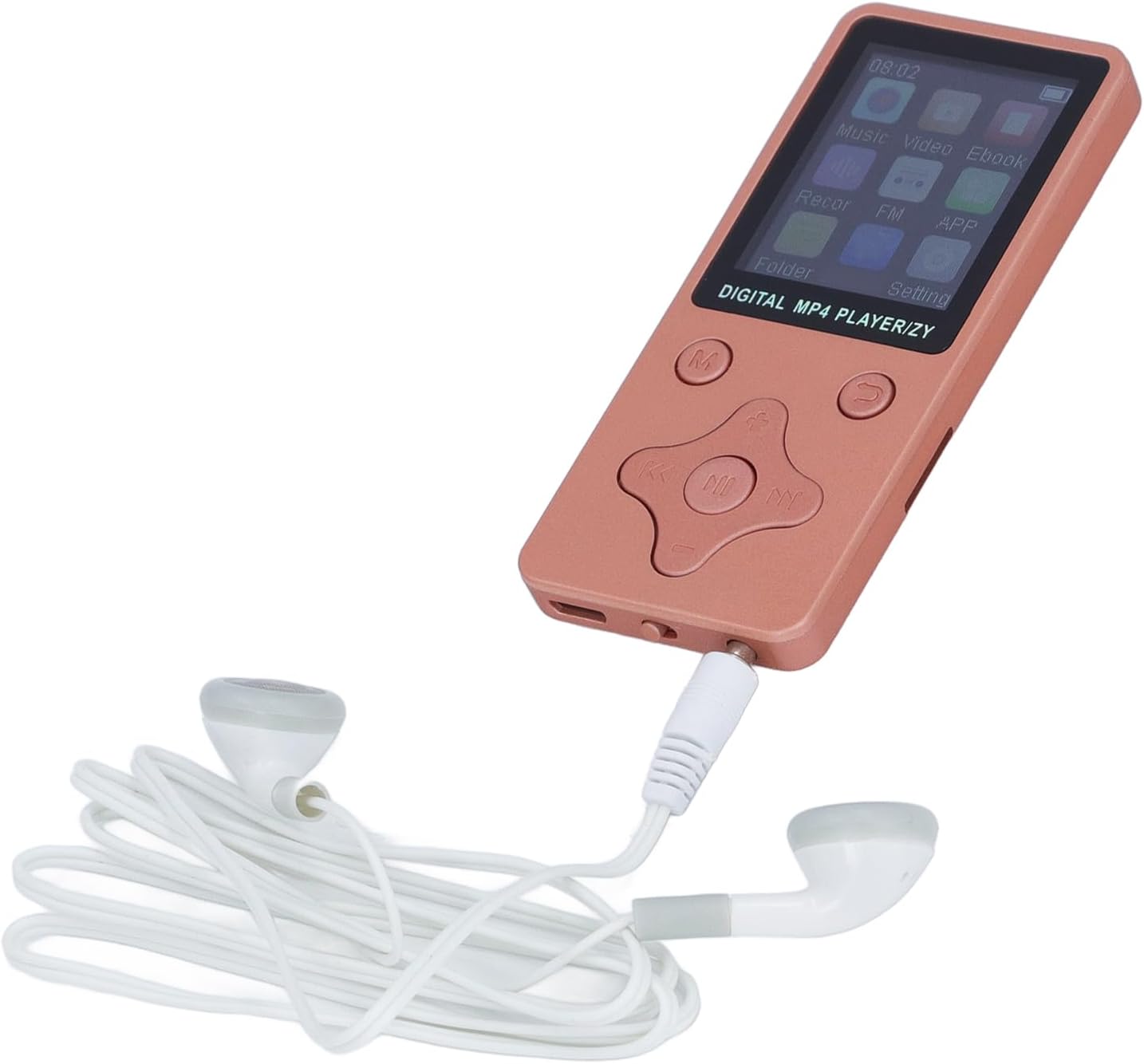 ASHATA MP3 64GB, 5.0 MP3 MP4 1.8 Inch, Portable Player Bluetooth Music Player, Support Speaker Video FM Ebook Photo