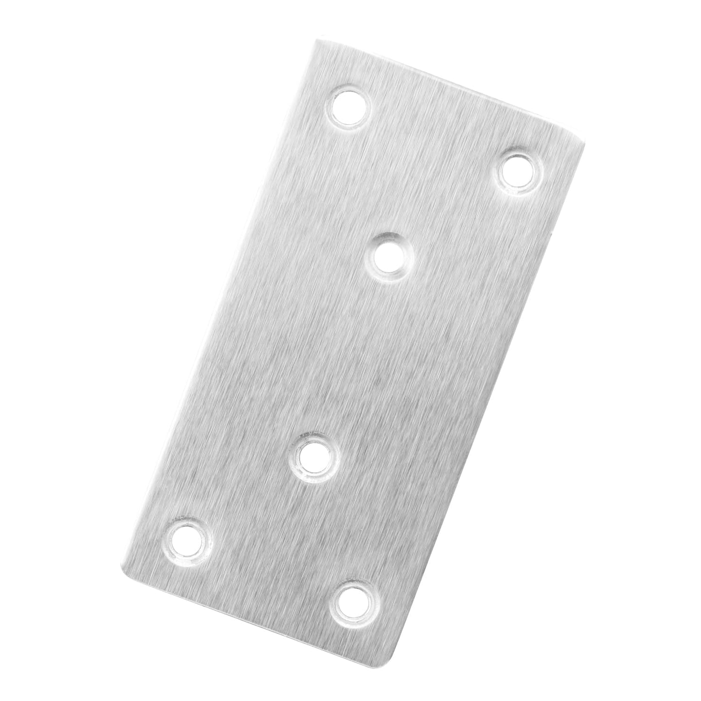 40 PCS 4 X 2 inch Heavy Duty Stainless Steel Flat Brackets, Flat Brackets Mending Plates with Screws, Perfect for Repairs and Reinforcements of Cabinets, Wood, and More, by GENHAKON