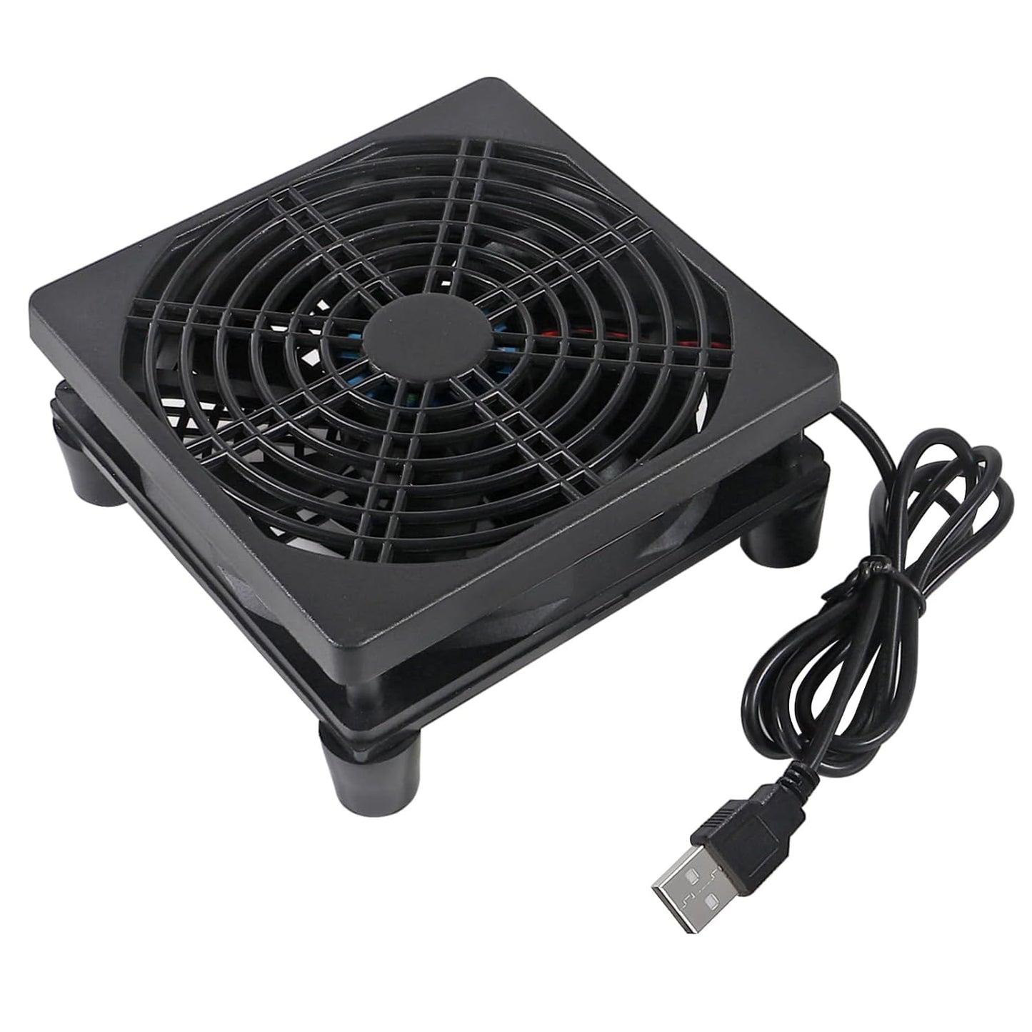 Meimom 2PACK 120mm 120mm 25mm 5V Quiet Fan, Cooling Case Fan for Receiver DVR Xbox TV Box Router x USB Power