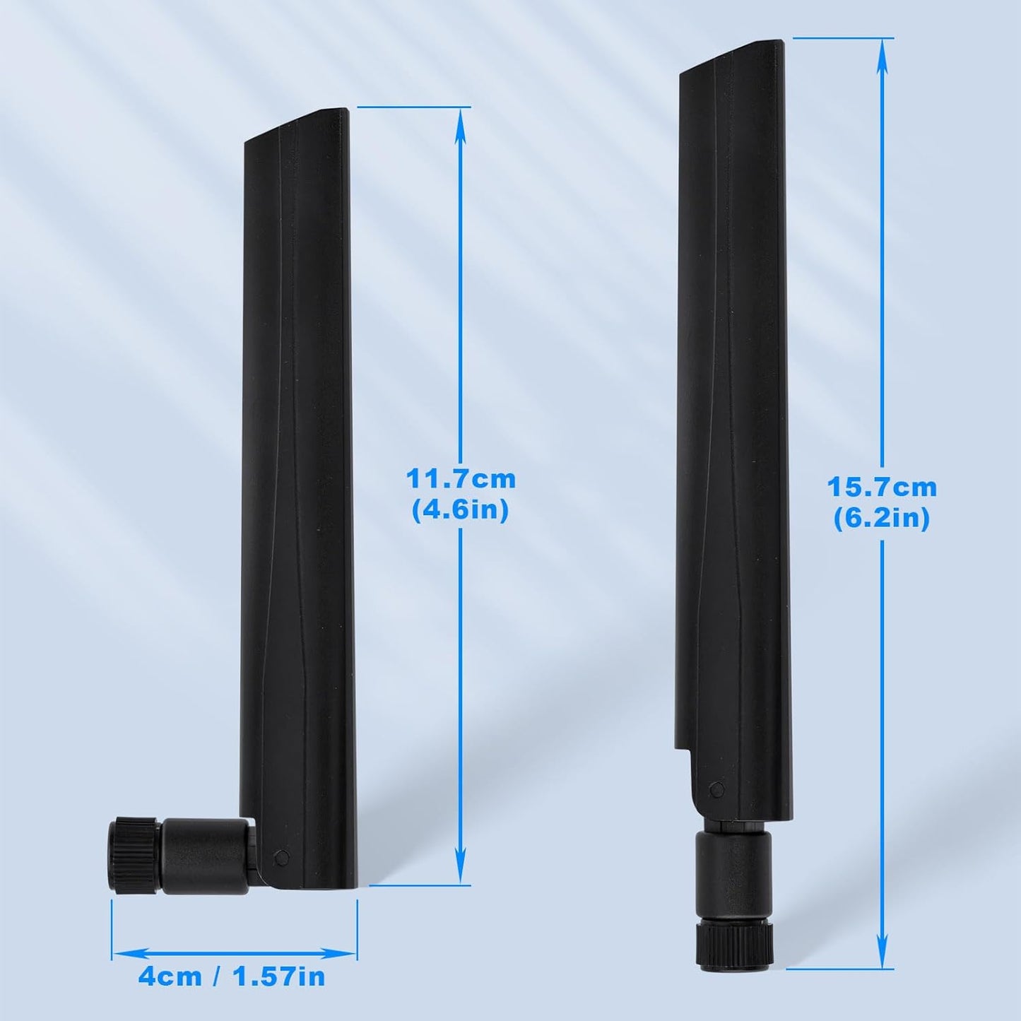 5G 4G 3G 2-Pack Eightwood LTE GSM Antenna Wide Band Omnidirectional SMA Male Antenna for CPE Router Mobile Hotspot