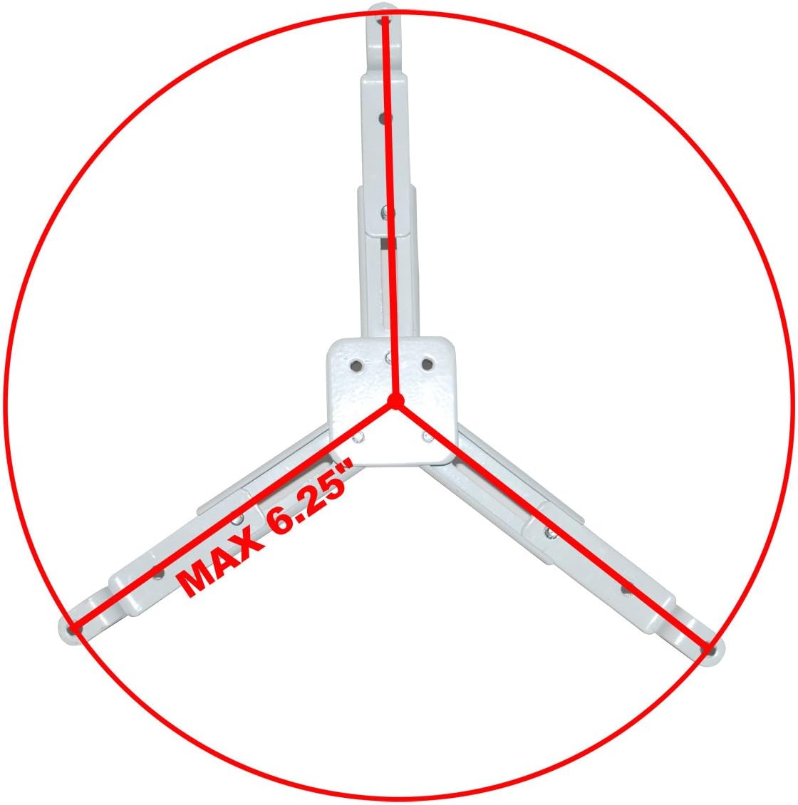 VideoSecu 26.7" 44 lbs (20 PJ2W 1CA Swivel Tilt Universal Projector Ceiling Mount Bracket Fits Flat and Vaulted Ceiling