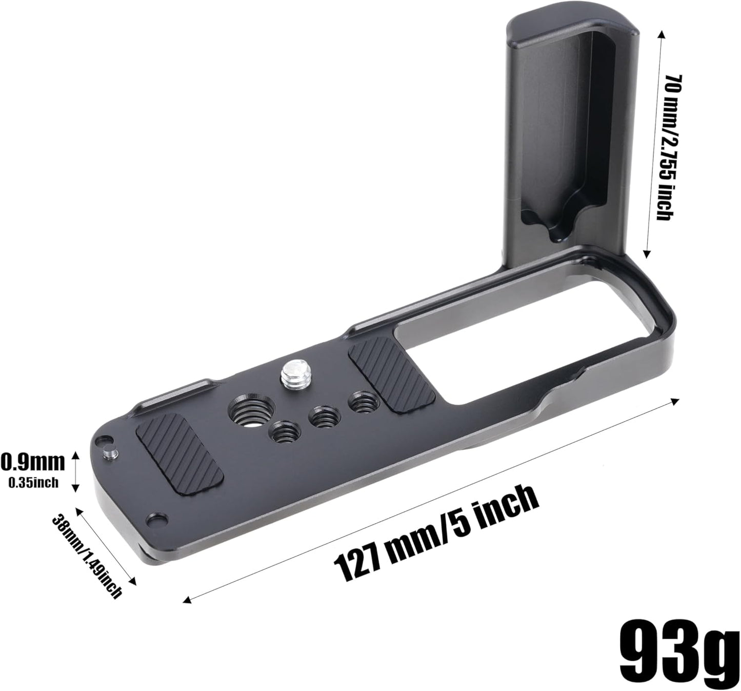 FOTGA S9 S9 JLwin L-Bracket Side Handle Tripod Mount Quick Release Base Plate for Panasonic Lumix Mirrorless Video