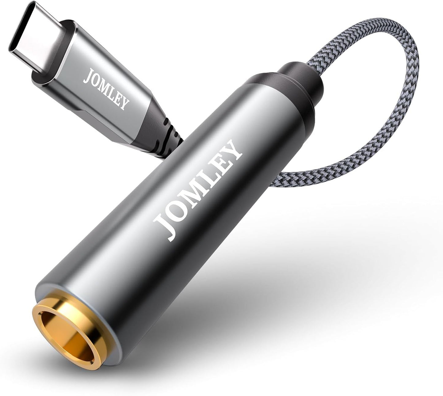 JOMLEY 1/4 20CM, 1/4 Inch 6.35mm USB C to Headphone Adapter TRS Female to USB C Stereo Jack Headphone Adapter Cable