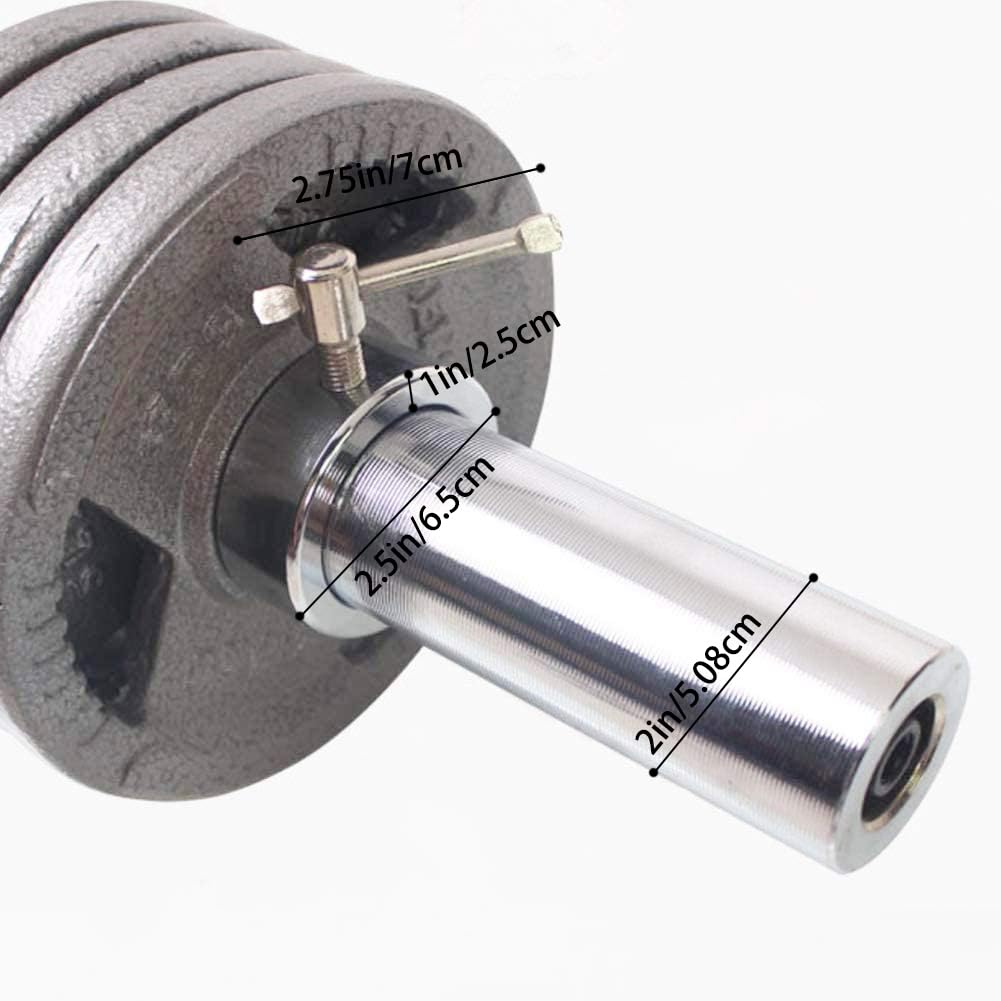 Fox Claw Olympic Barbell Collar for 2" Olympic Bar, Barbell Clamp Clips, Pair of Quick Release Stainless Steel Collars for Workout Weightlifting Fitness Pro Training