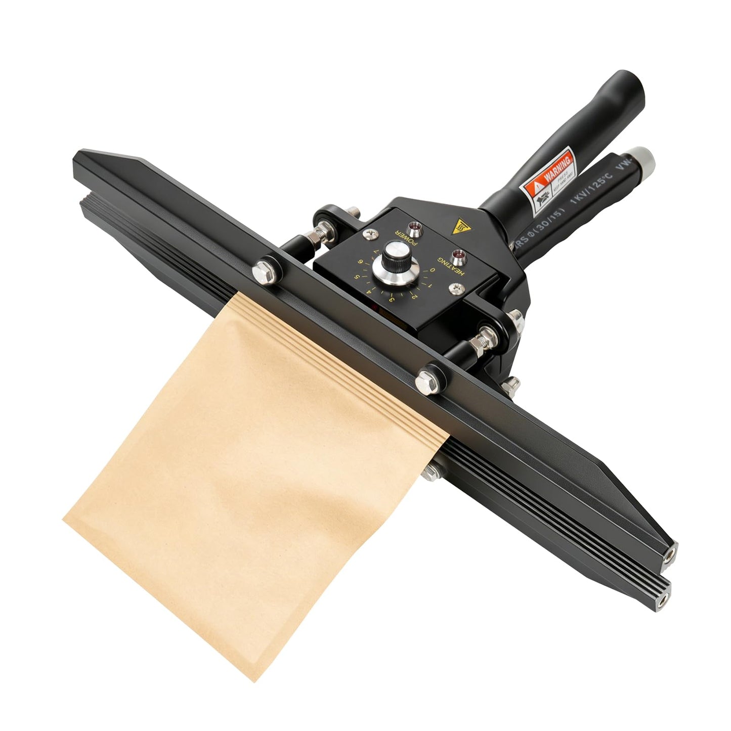 R-PACK Portable Hand Held Heat Sealer Machine-R-PACK FKR-400DF, 16 Inches, For Foil Bag, Kraft Bag, Mylar Bags（Black）