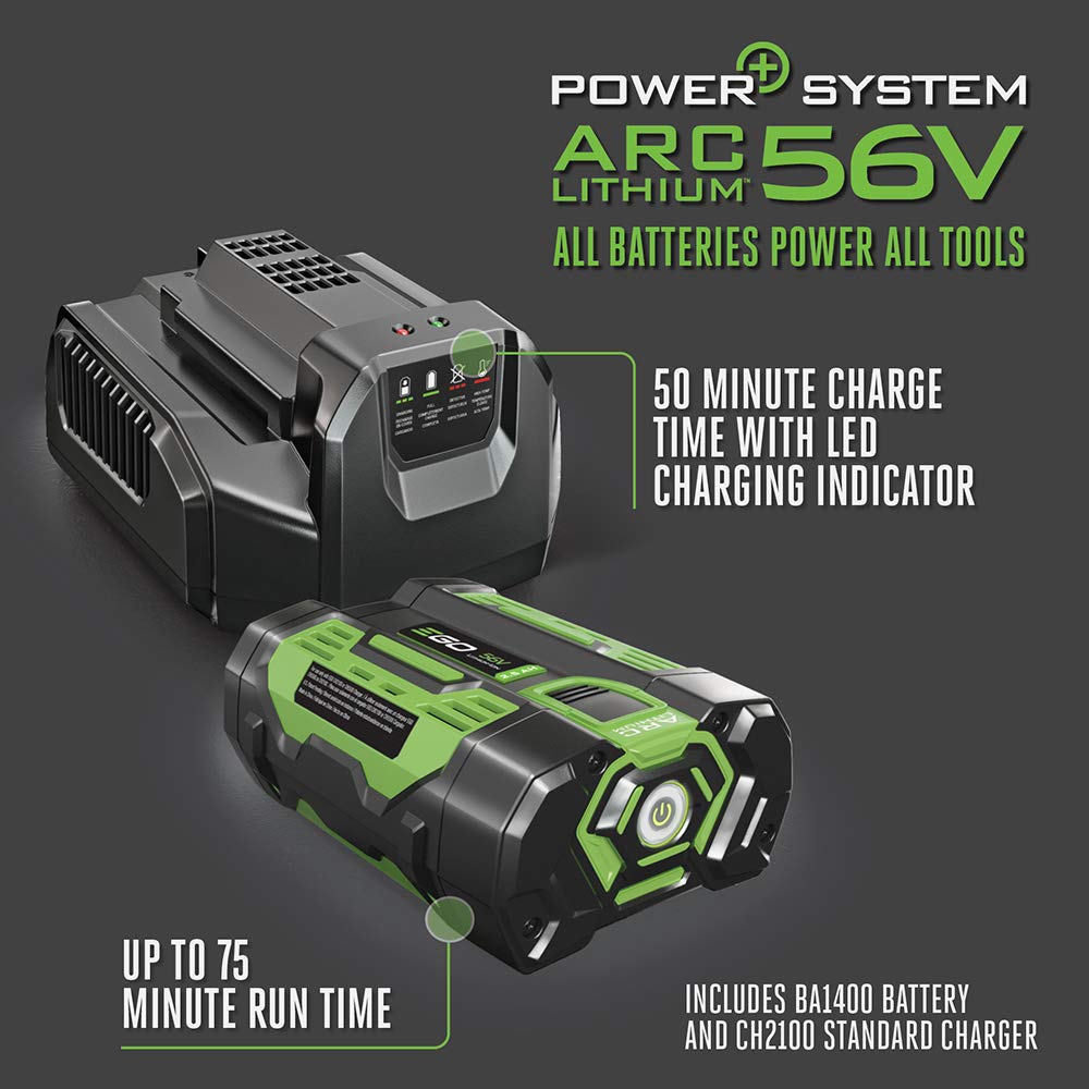 EGO POWER+ Hedge Trimmer Cordless, Electric Hedge Trimmer 24", Includes 56V 2.5Ah Battery and Charger - HT2411