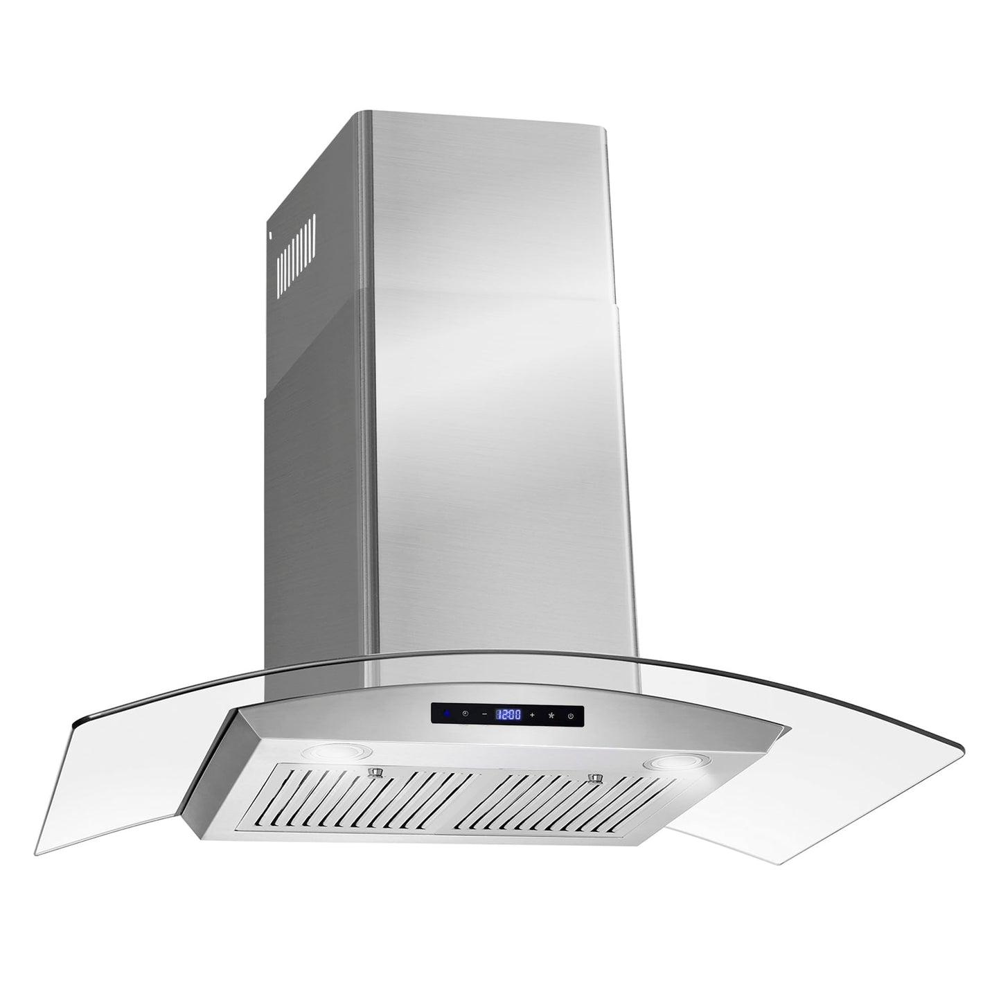 COSMO COS-668AS900 36 in. Vista Collection 380 CFM Ducted Wall Mount Range Hood, Touch Controls, LED Lights, Stainless Steel