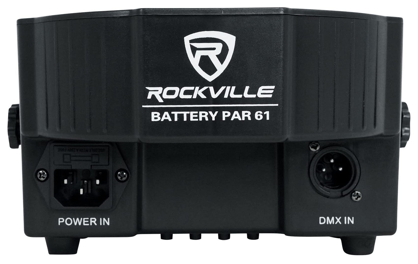 Rockville Battery Par Pack 61 8 RGBWA+UV Battery-Powered Par Lights with Charging Flight Case, DMX & IR Remote, 15-Hour Battery, Master/Slave Mode, Strobe & Sound Activation, Perfect for Events & DJ