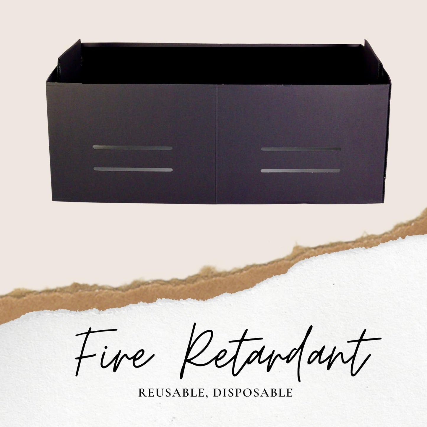 WindBlocker Disposable Wind Blocking Stands – Pack of 30 Elegant Buffet Food Warmers for Catering, Outdoor Parties & Events – Keeps Food Hot or Cold Safely