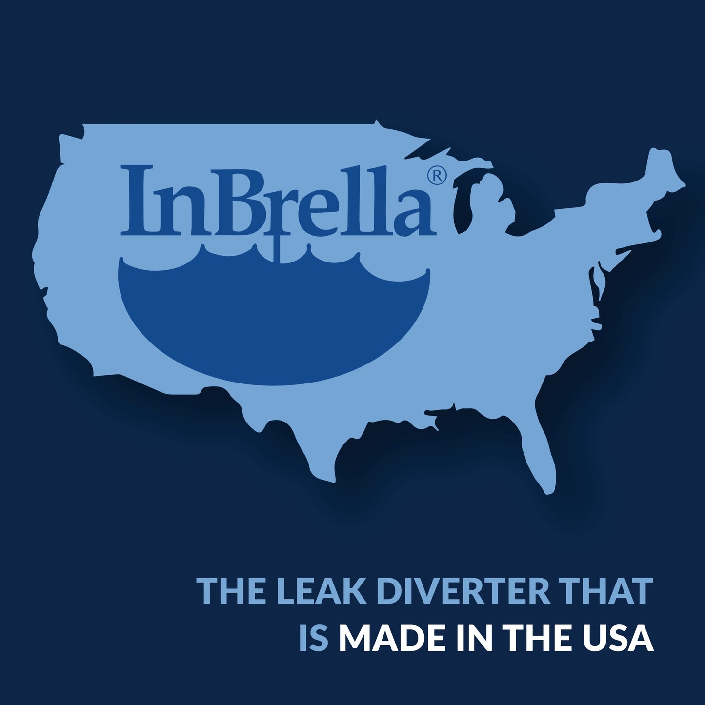 Inbrella 100 White Polystyrene Plastic Ceiling Tile Leak Diverter, 2' x 2'