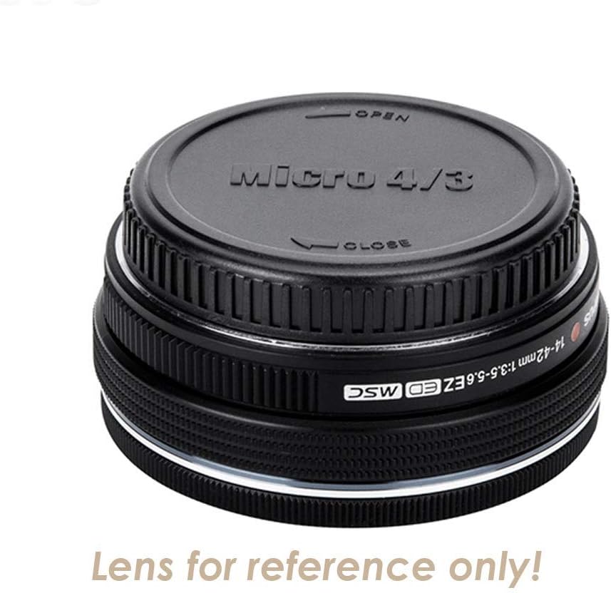 Fotasy (5 Packs) M43 M43, 4/3 Rear Cap, MFT Rear Lens Cover, Rear Lens Cap Micro Four Thirds Lens Back Cap, Compatible