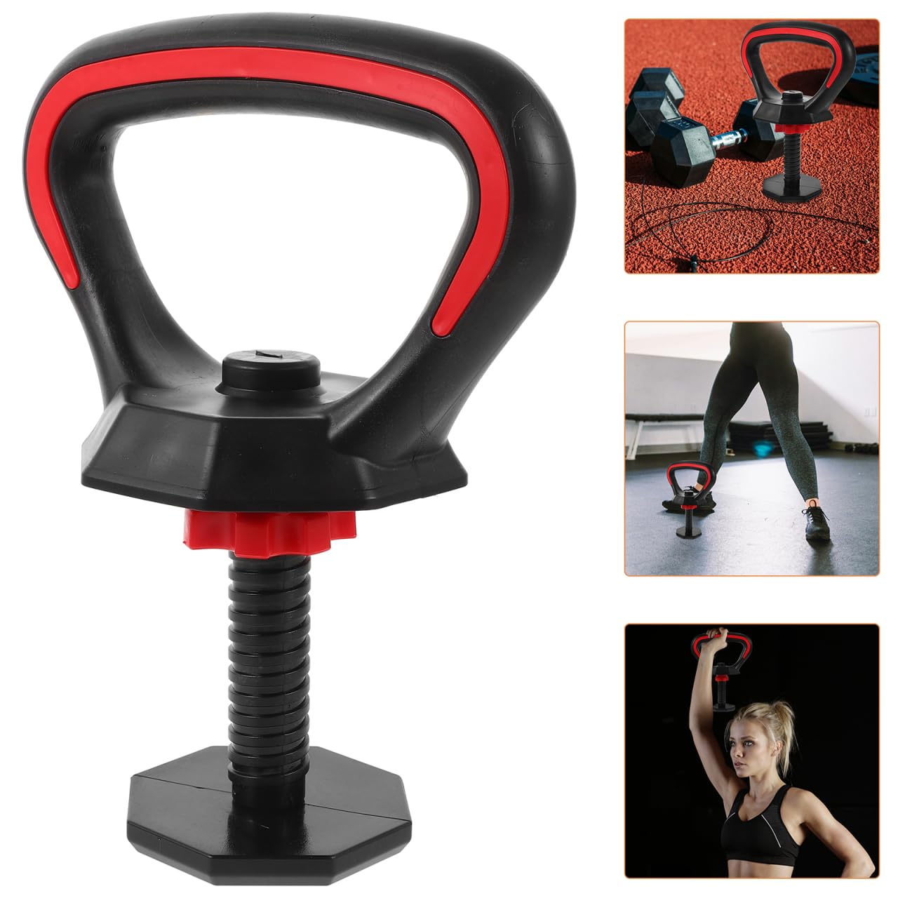 HANABASS Adjustable Kettlebell Handle Ergonomic Grip Replacement Strength Training Equipment Attachment for Home Gym Workouts Versatile Durable Design