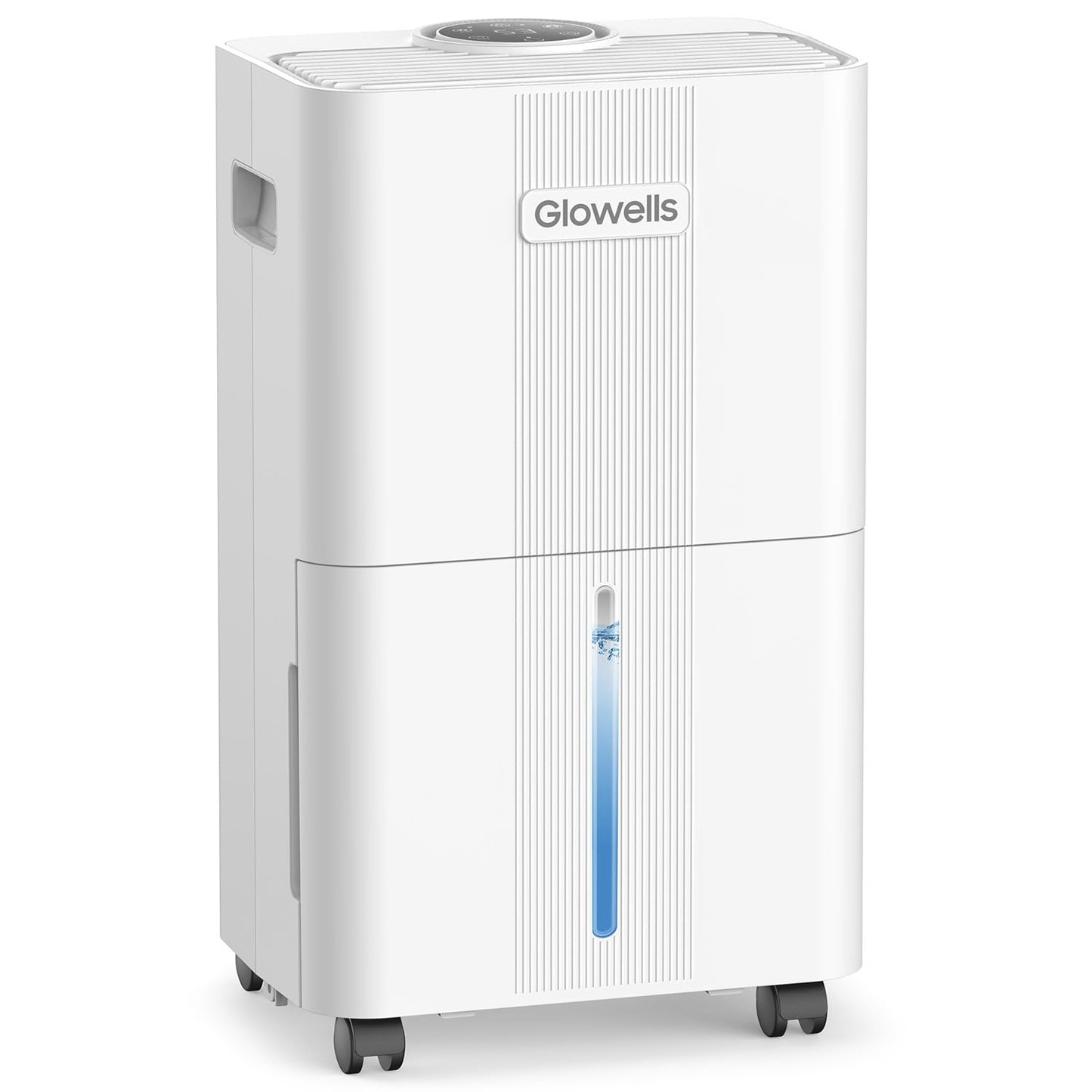 1600 Sq.ft Dehumidifiers for Home, Glowells 21 Pints Dehumidifier with Drain Hose for Basement, Smart Humidity Control Moisture Removal, 3 Operation Modes for RV, Bathroom, Bedroom