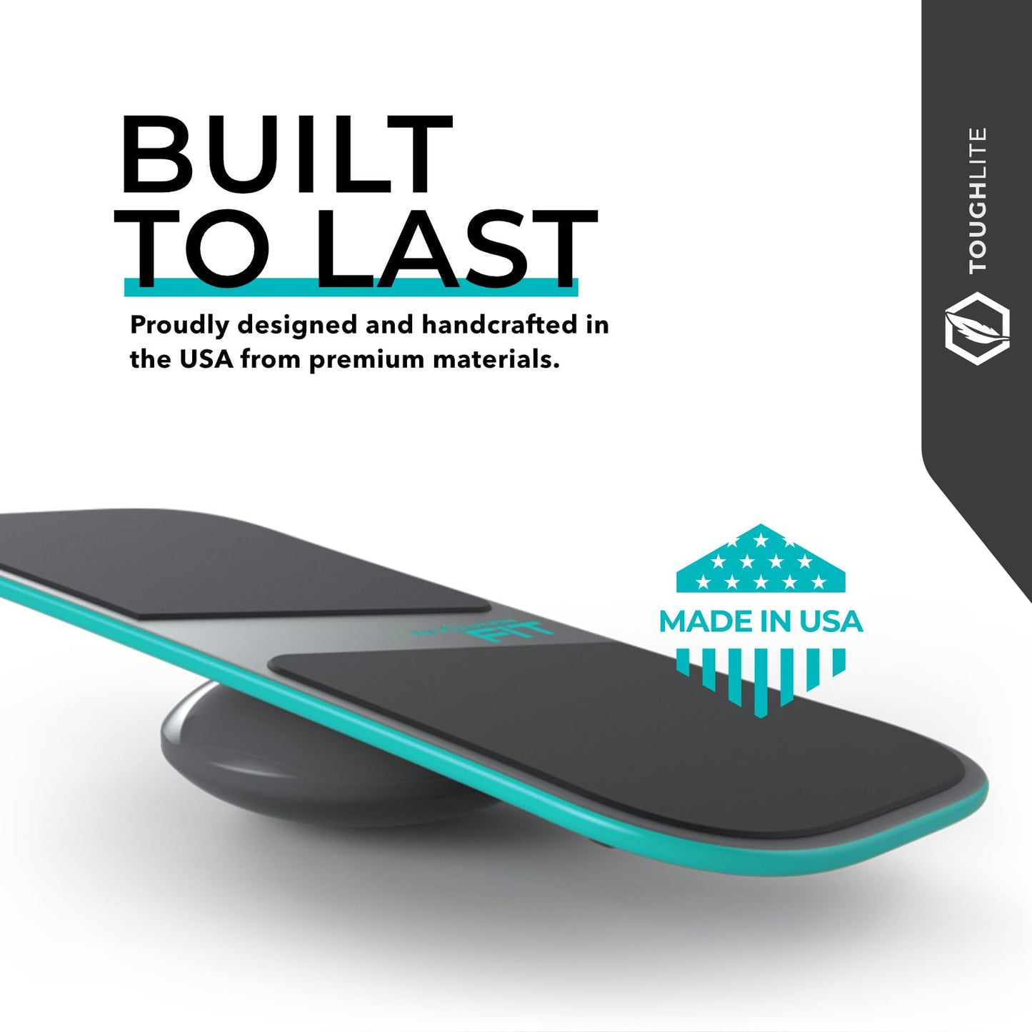 Revbalance FIT 3-in-1 Exercise Balance Board Training System (Teal)