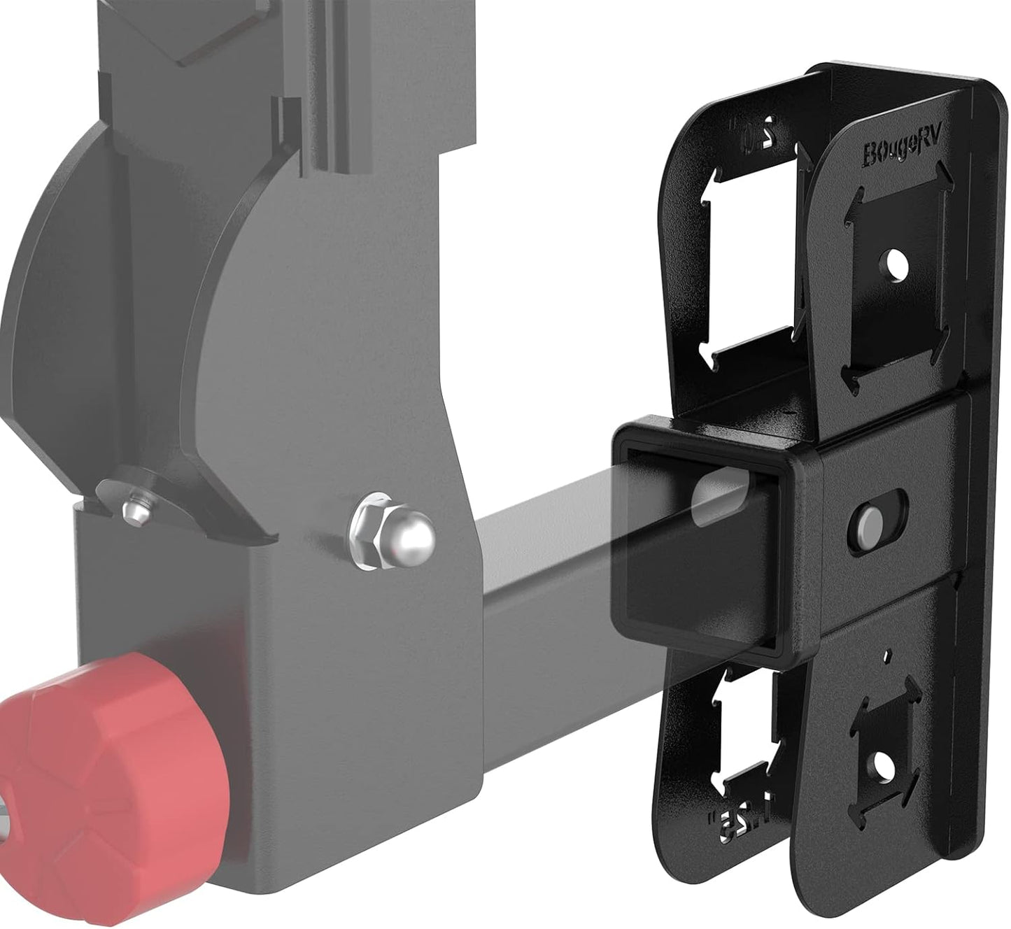 BougeRV Hitch Wall Mount - 2" Receiver Bike Rack & Cargo Storage | Holds Up to 300LBS