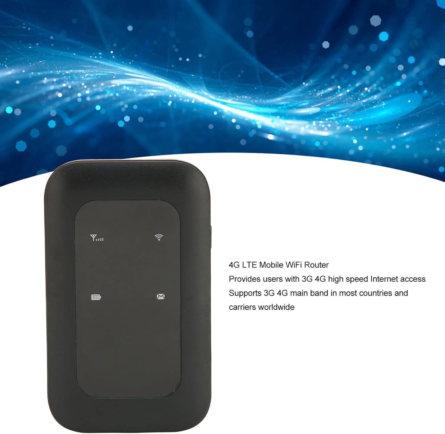 Ejoyous H806 4G Portable Wi Fi Router, Portable Wi Fi Multifunctional Card Inserted High Speed Mobile Wi Fi Hotspot