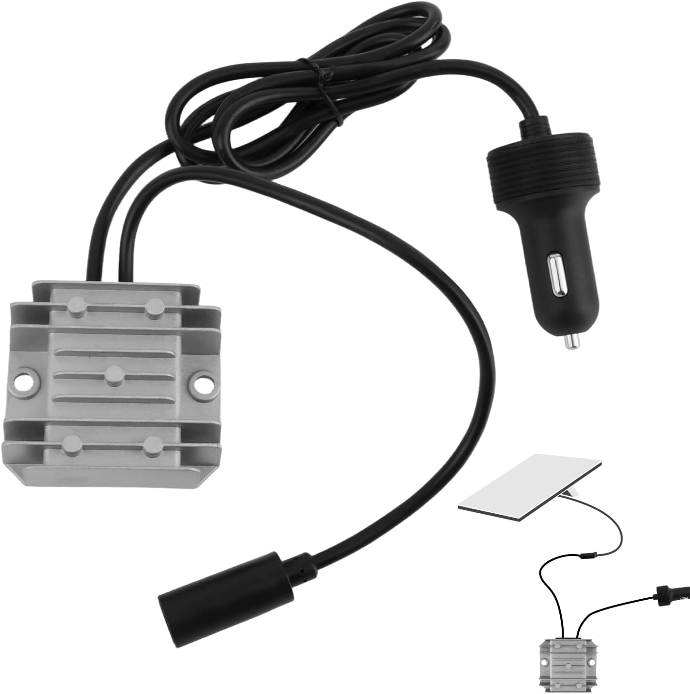 BTFO 12V/24V 30V 3.5A 9-28V Car Adapter for Starlink Mini, to DC Power Cable Supply Universal Input Power Converter