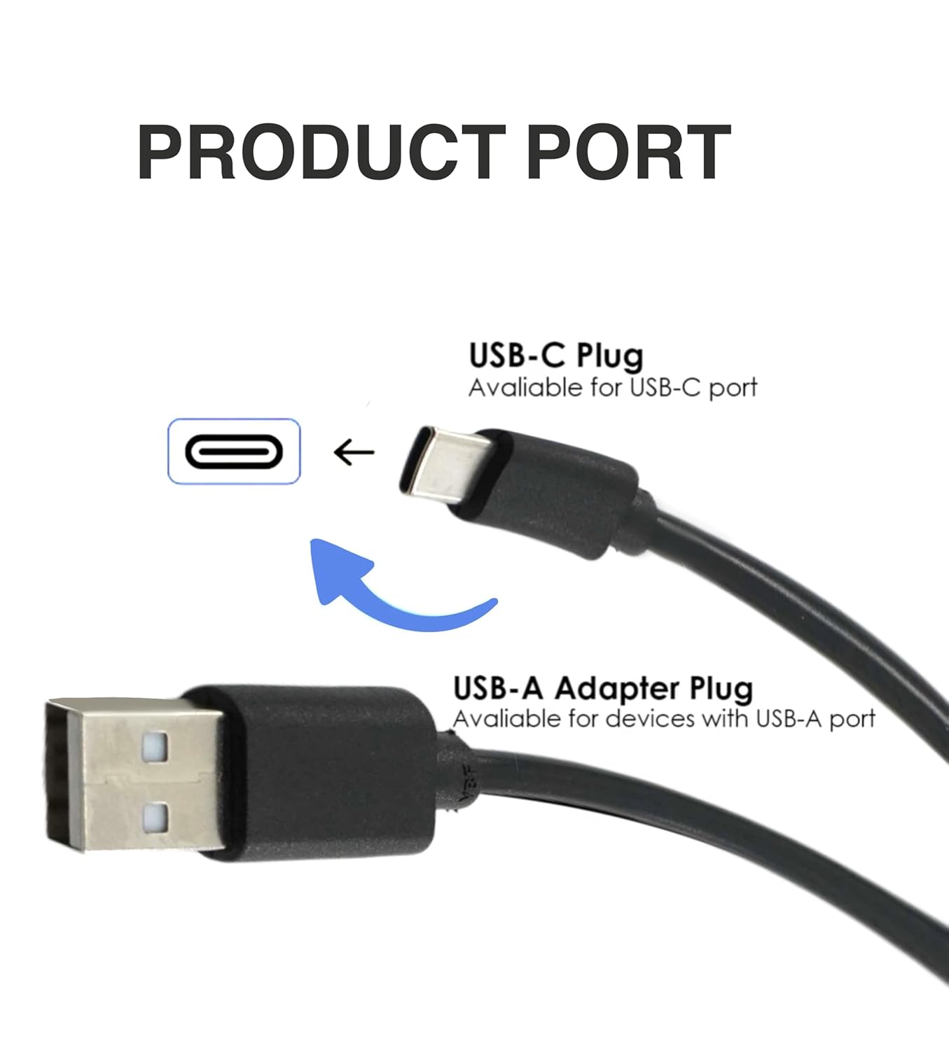 UIGOCLE (5 USB Fast Charger Cable Charging Cable is Compatible with JBL Bose Speaker Headphones, Wireless Bluetooth