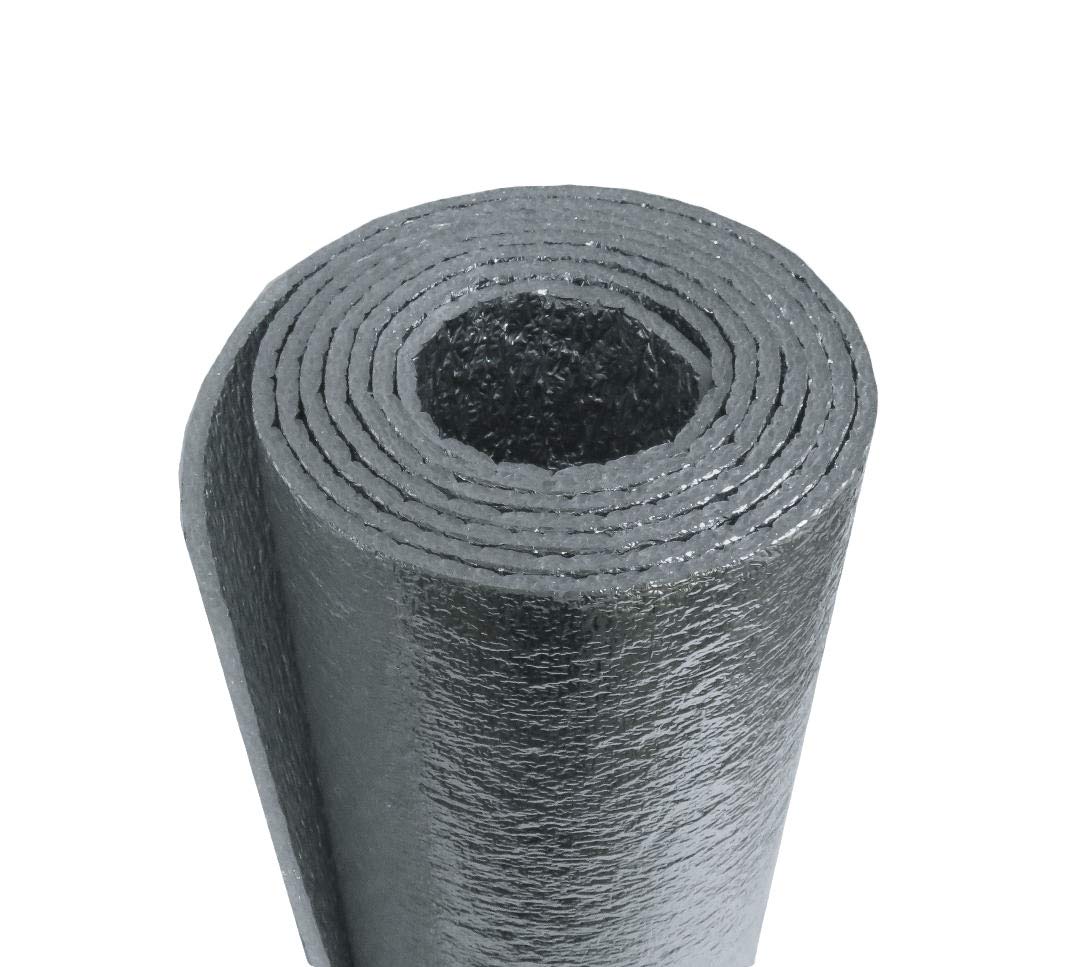 US Energy NASATECH (Pre-Cut for 16 Panel) 2 Car Garage Door Reflective Insulation Kit (R8) 1/4 thick w/ New And Improved Super Heavy Duty Double Sided Foam Tape Fits 16x7 16x8 18x7 18x8 Garage Doors