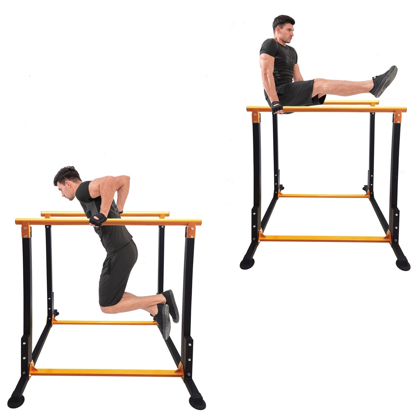 Cometofit Multi-Function Dip Stands Home Gym Parallel Bars Workout Dip Station Strength Training Fitness