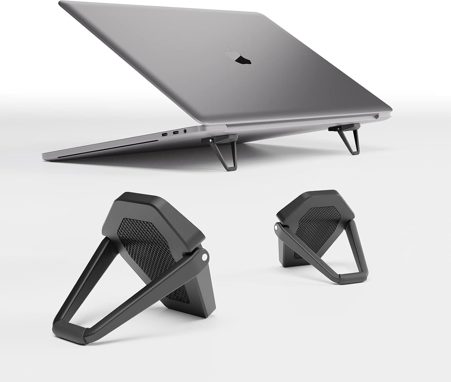 ZELMINE 10-15.6 Inches Laptop Stand for Desk, Portable Anti-Slip Keyboard Riser, Zinc Alloy Keyboard Stands, Computer