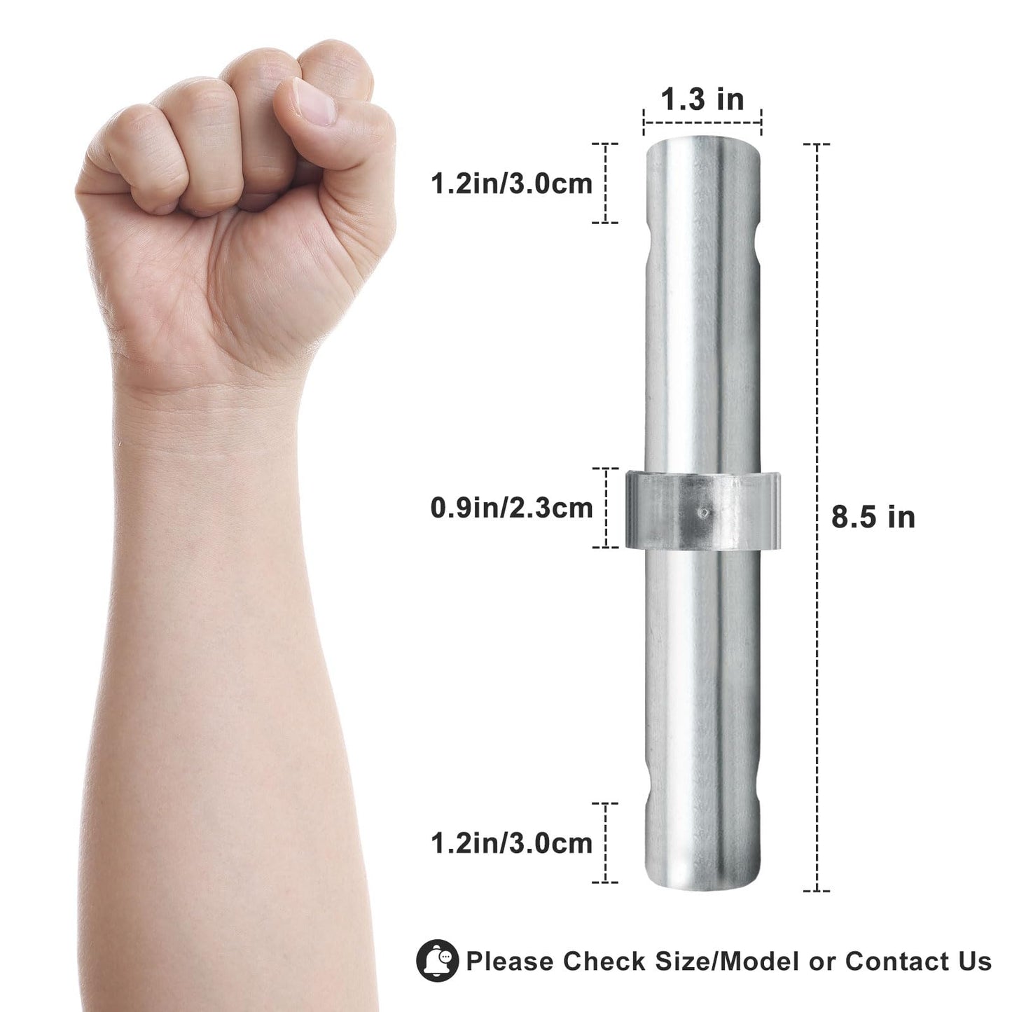 1-5/16"OD Scaffolding Pins, JUKFITA Scaffolding Equipment for Small Building Tasks, 4 Pack Scaffolding Coupling Pins, Includes 8 Spring Retainers