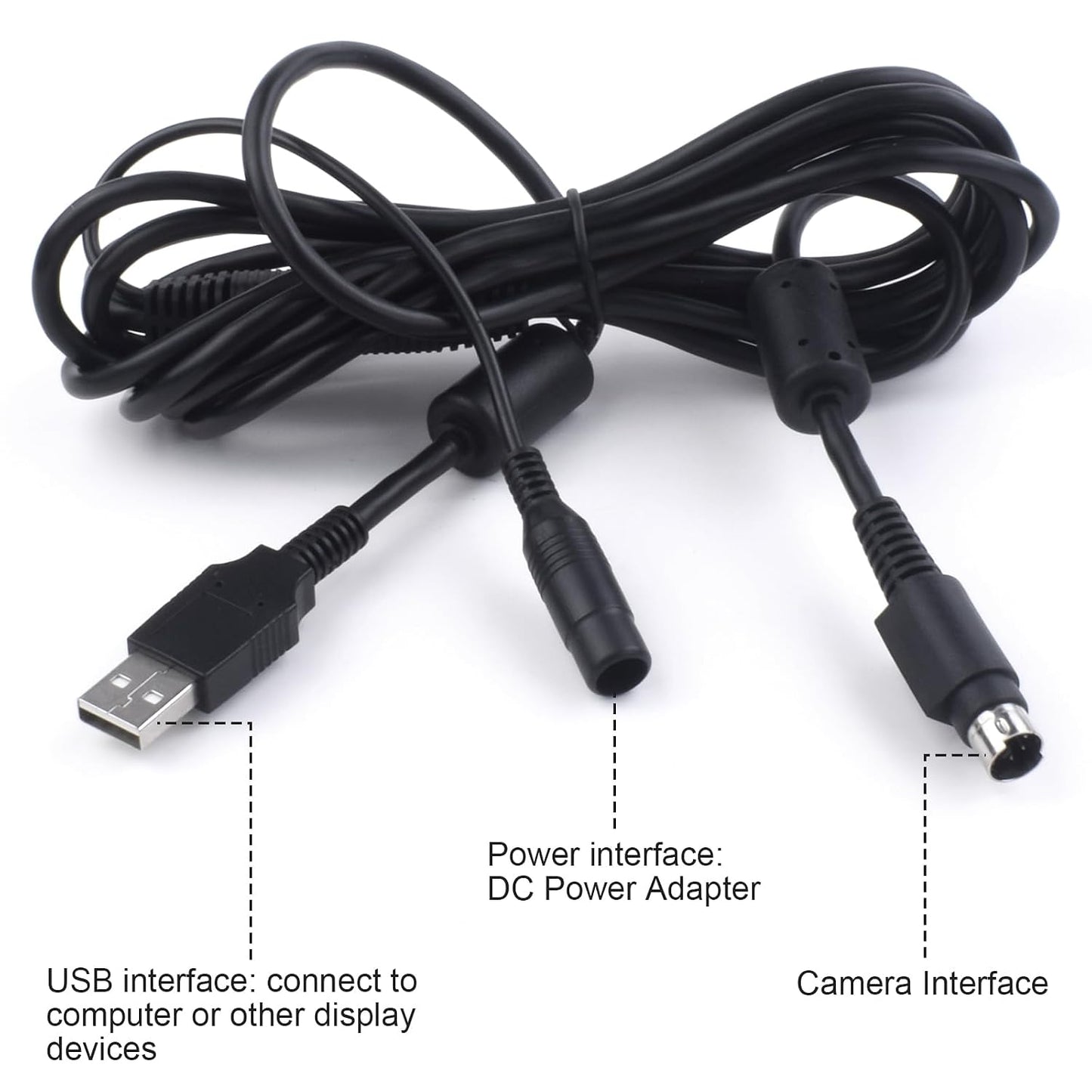 CC2900e 2900ep CC3500e 3000e Webcam,9.5Ft Replacement USB Webcam Power Cable Data Cord Compatible with Logitech PTZ Pro