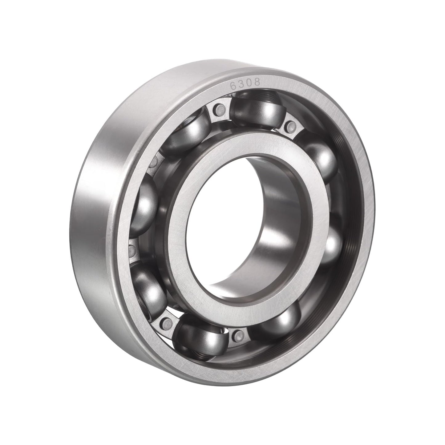 HiPicco 6308-OPEN Deep Groove Ball Bearings, I.D.=40mm, O.D.=90mm, Thickness=23mm Open Type Chrome Steel Ball Bearing Pre-Lubricated Chrome Steel Z2 Lever